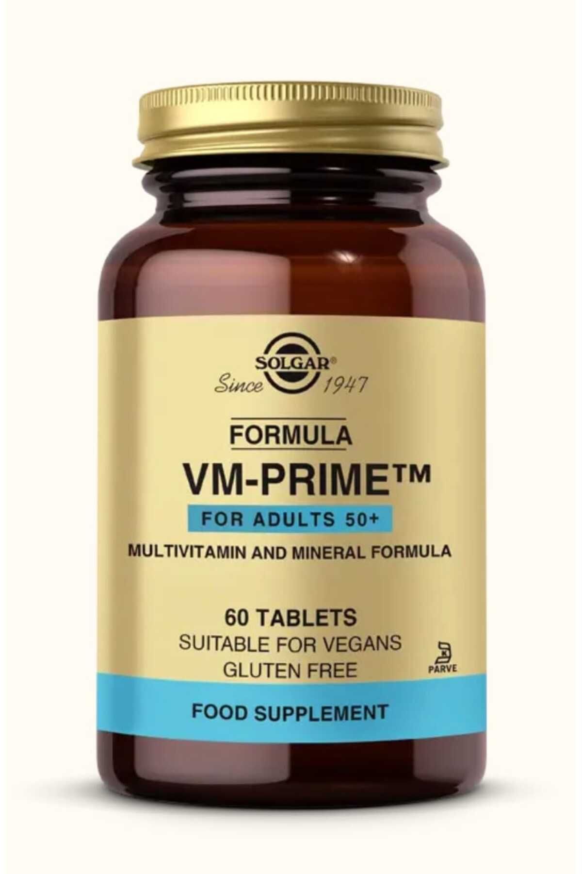Solgar VM-Prime 50+ (Formula VM-Prime™ Multivitamin & Mineral) 60 tablet