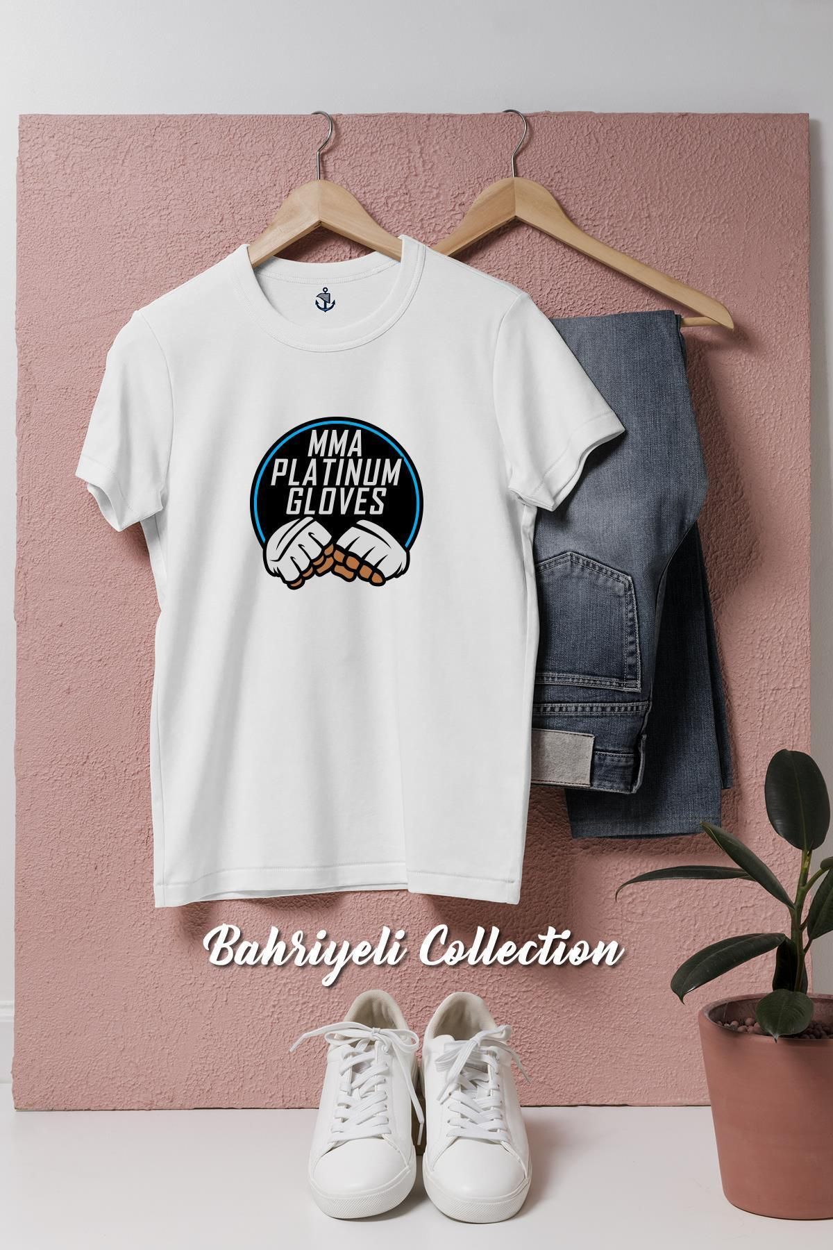 bahriyeli.jpeg Oversize Mma Gloves Sport Boxing Tasarımlı Unisex T-Shirt