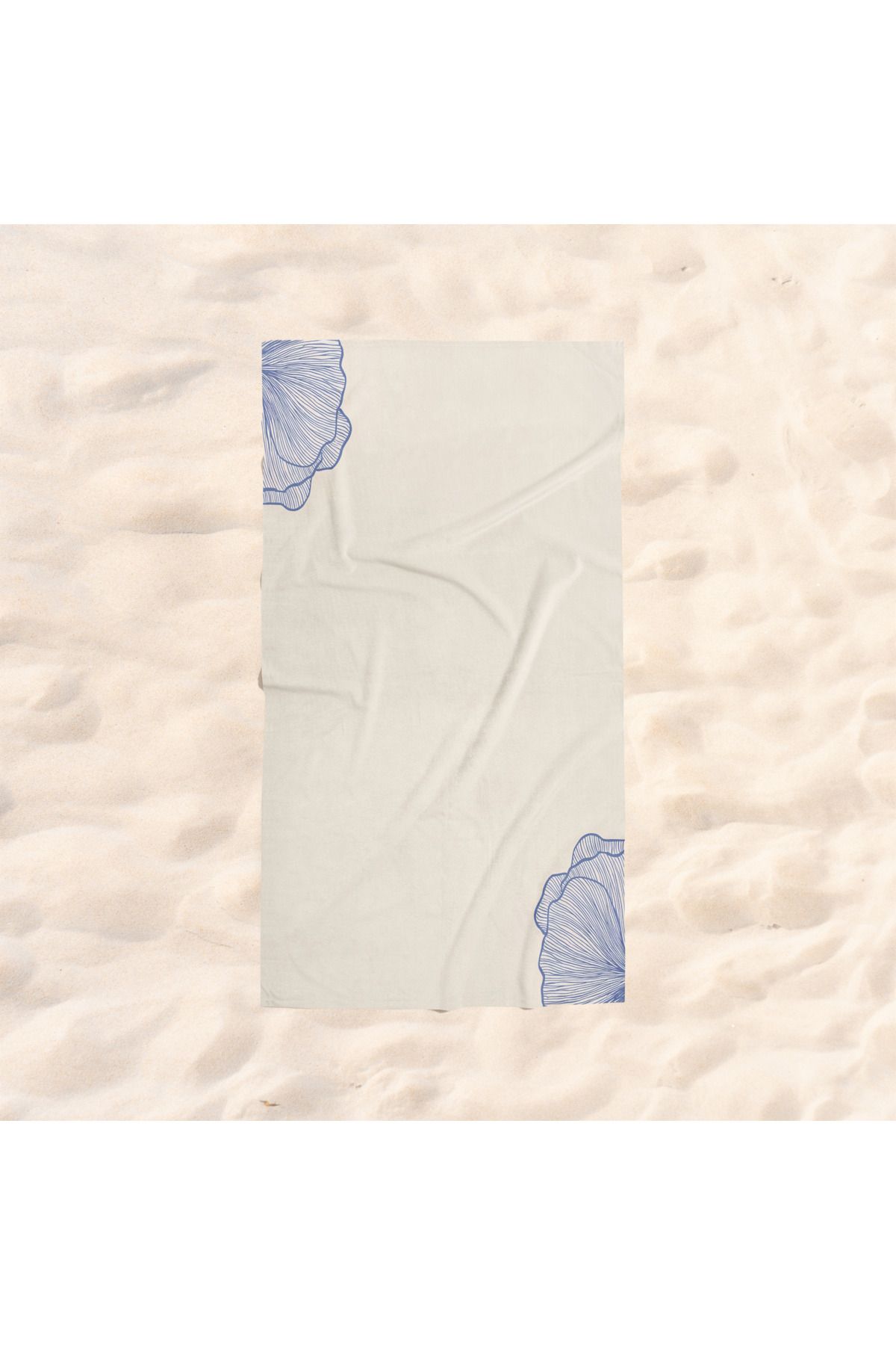 The Lucid Lab Coastal Whisper Plaj Havlusu - Pamuk
