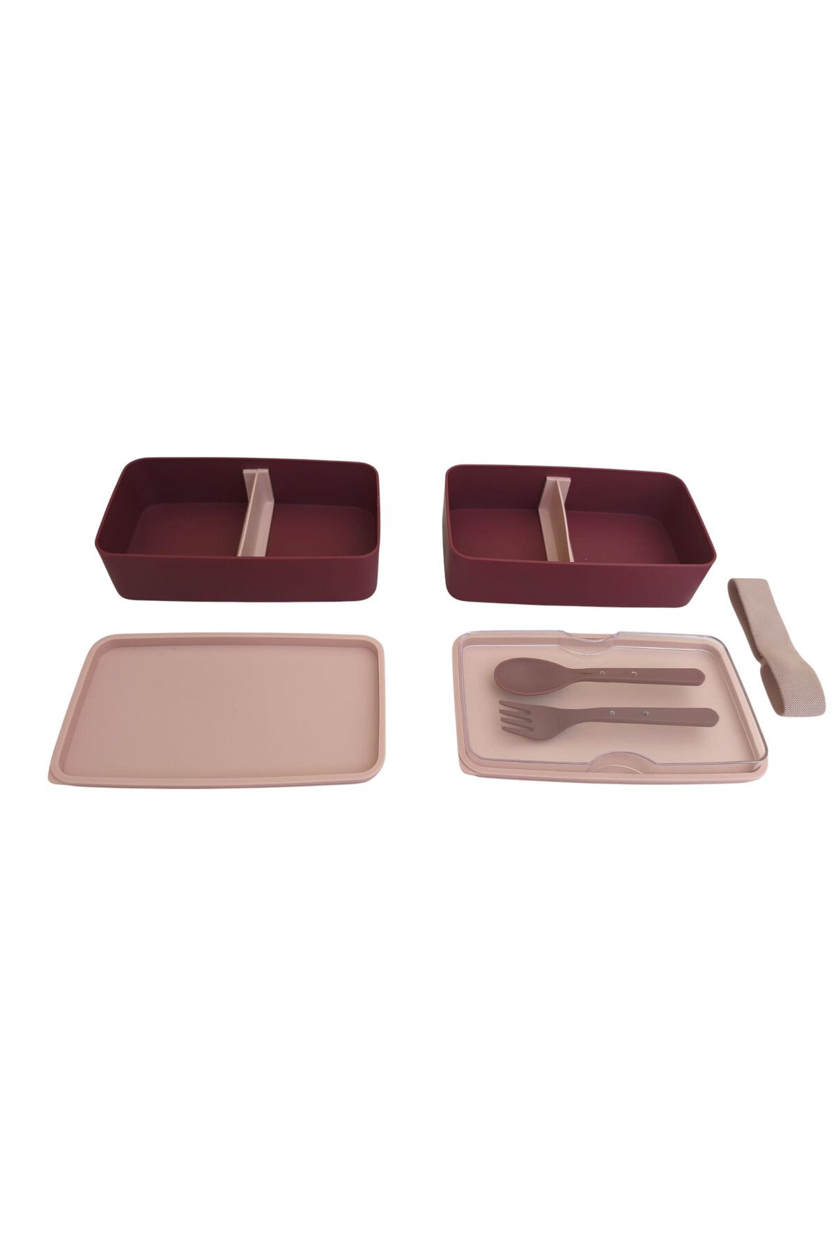 Leony-2-Layer Food Storage Container Lunch Box Sports Diet Student Fitness School Workplace Meal Container Lunch Box 5