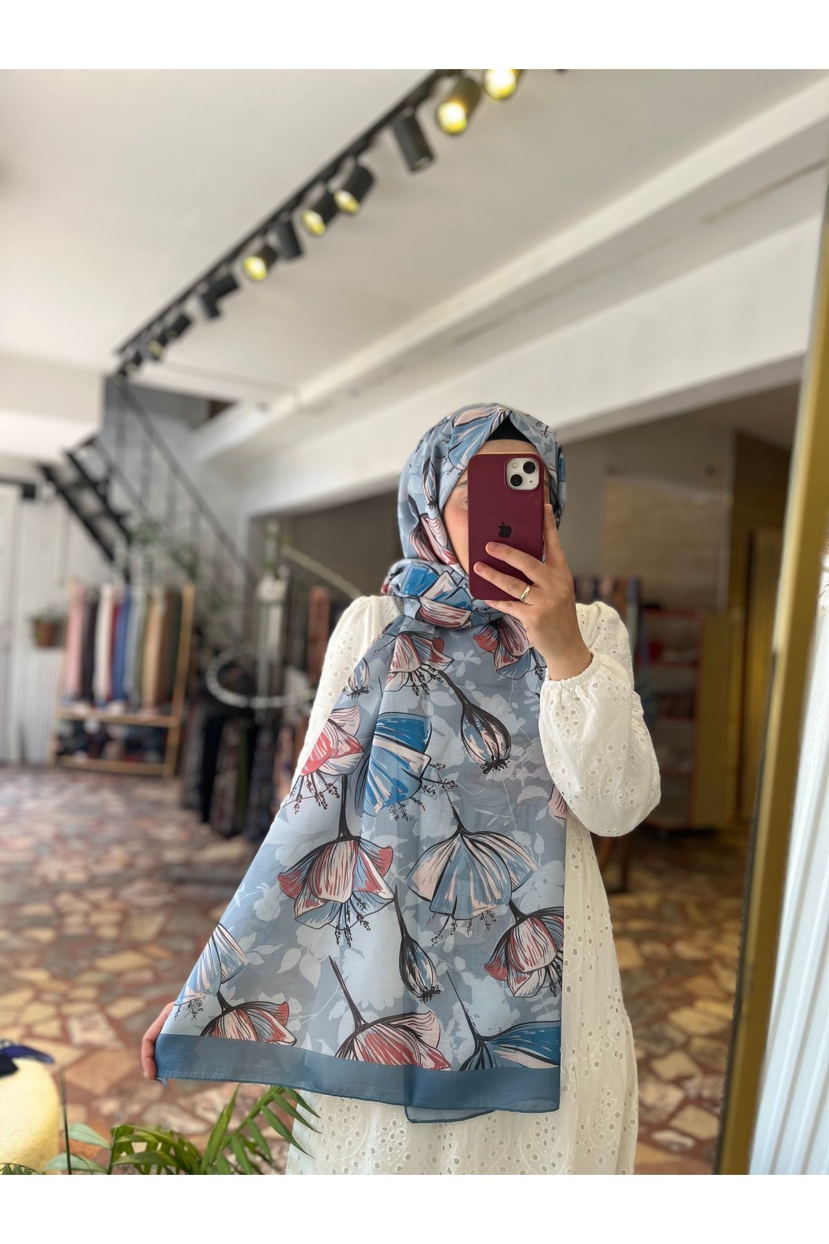 Neva ÇİÇEK DESEN ŞAL, Desenli Şal