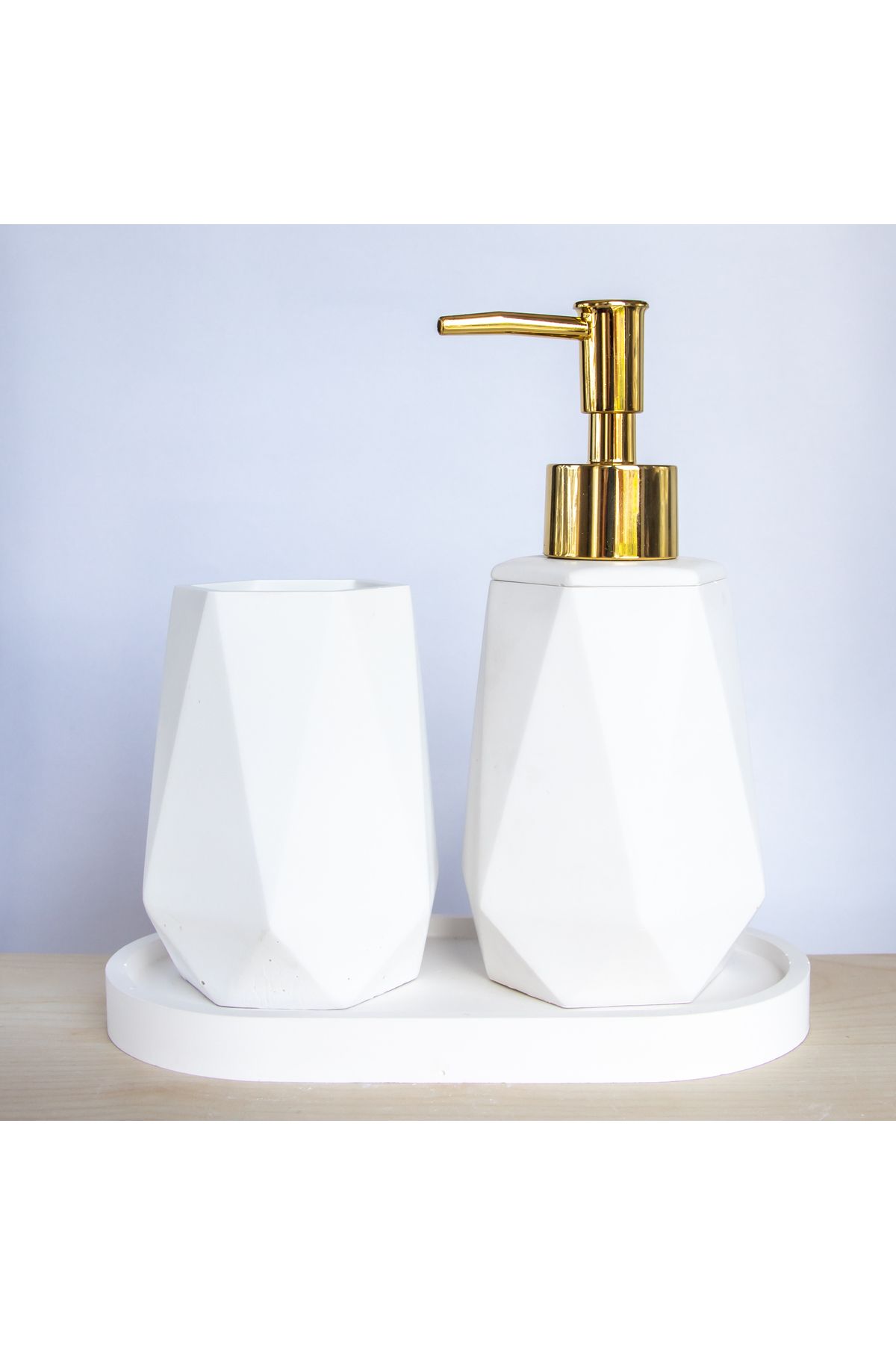 Tabula Rosa Art Üç Parça Banyo ve Mutfak Seti