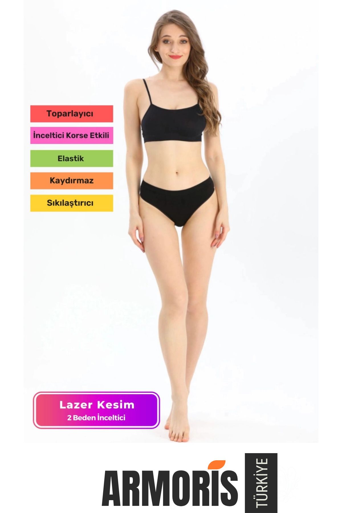 Armoris Yeni Sezon Toparlayıcı Şekillendirici Brazilian Slip Külot İç Çamaşırı