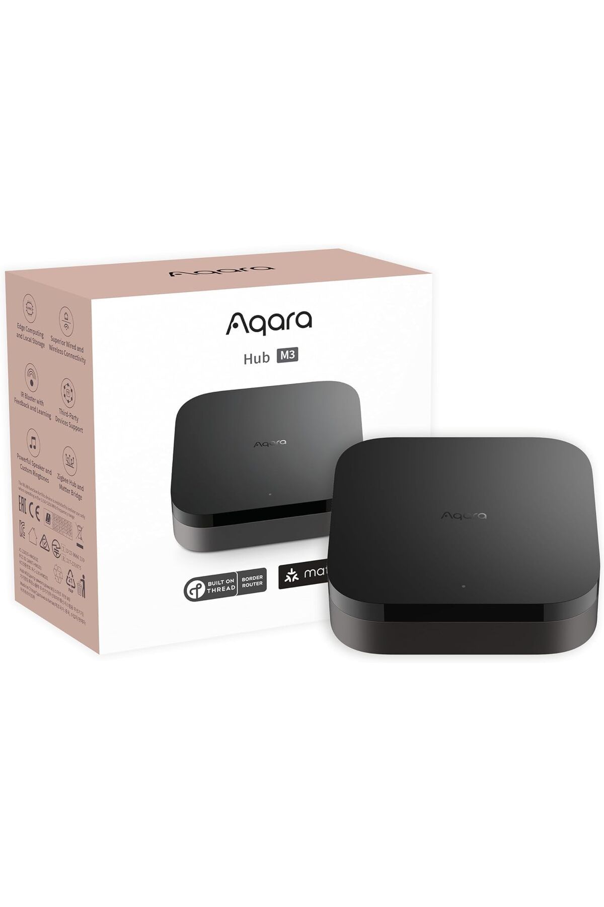 Aqara-Smart Hub M3 – Matter, Thread, Zigbee, IR, PoE | Works with Alexa, HomeKit, IFTTT, SmartThings 1