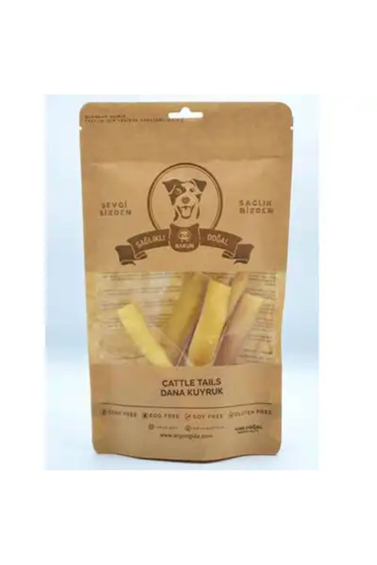 rakun Kurutulmuş Dana Kuyruğu Köpek Ödülü 100 Gr