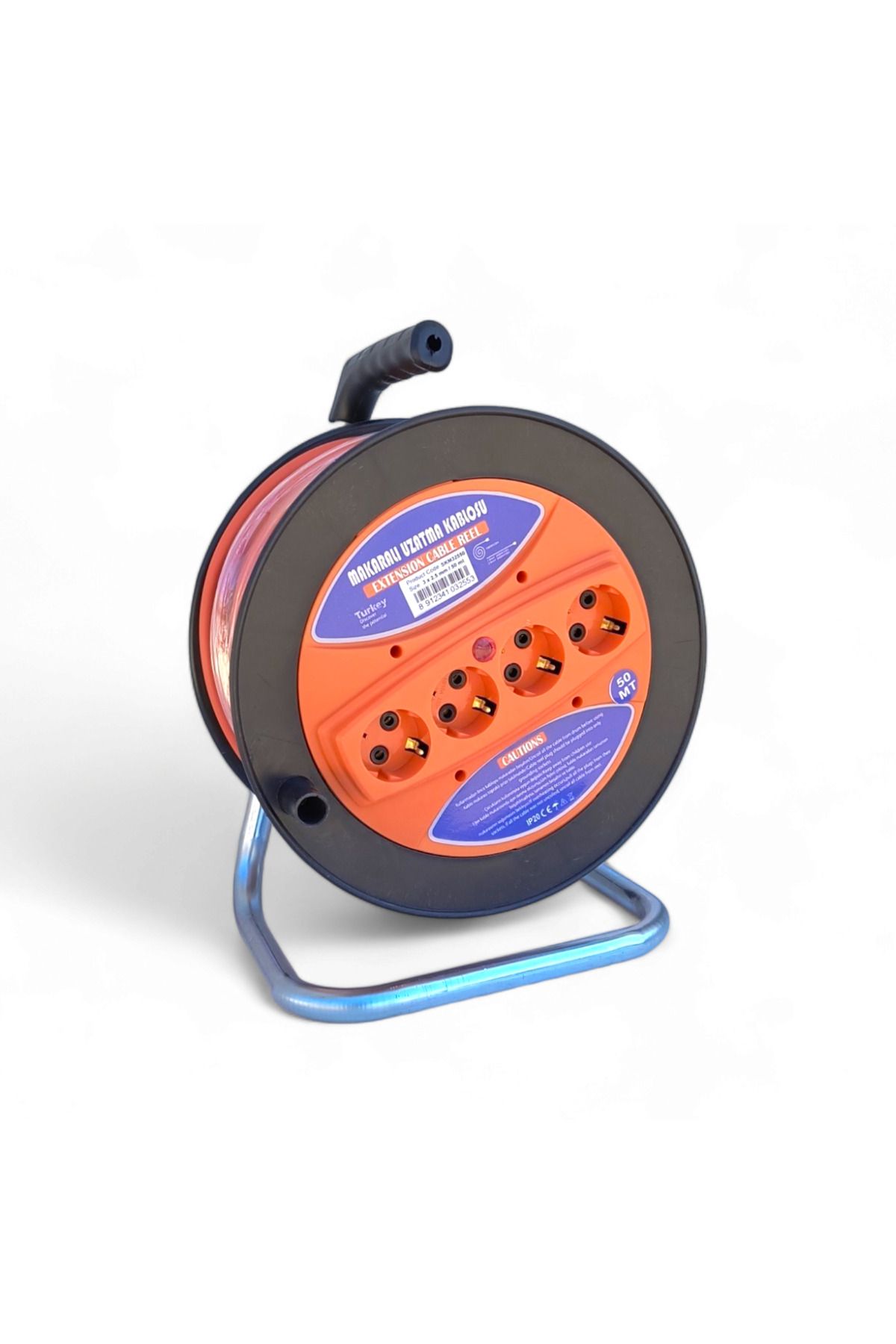 COBI SMART®-Extension cord with drum 3x2.5 mm², 40 m, 4 sockets, ergonomic carrying handle - COBI SMART® 15