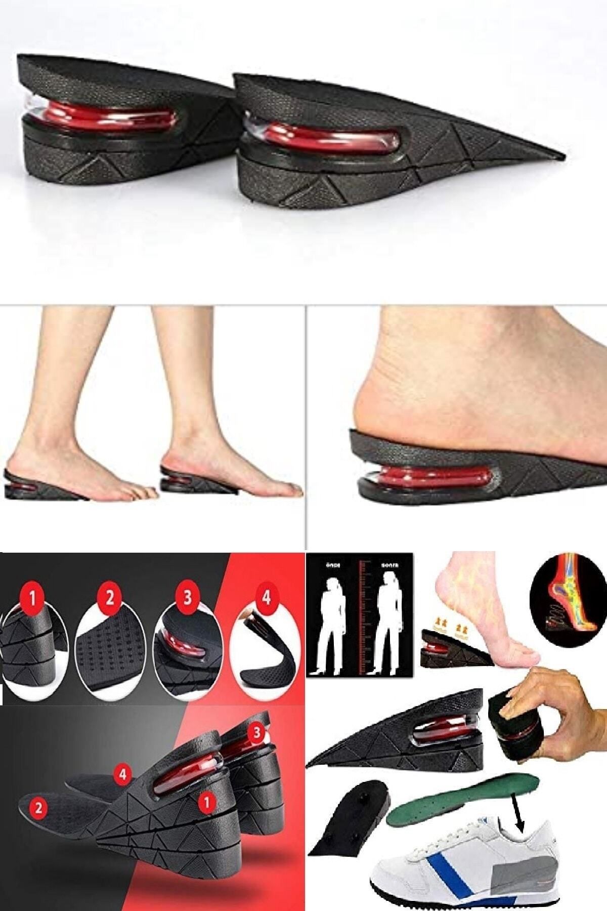AboutThePerfect Boyu 5cm uzatan ayarlanabilir rahat ve sağlıklı tabanlık, her ayakkabıya uyum sağlar