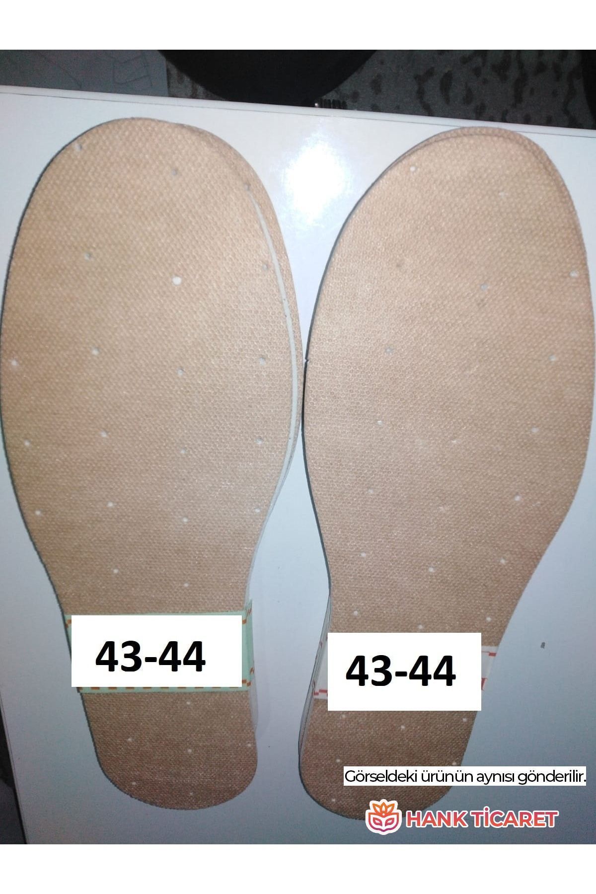 AboutThePerfect Sütlü Kahve Ayakkabı Keçesi Tabanı 43-44, 2 Çift