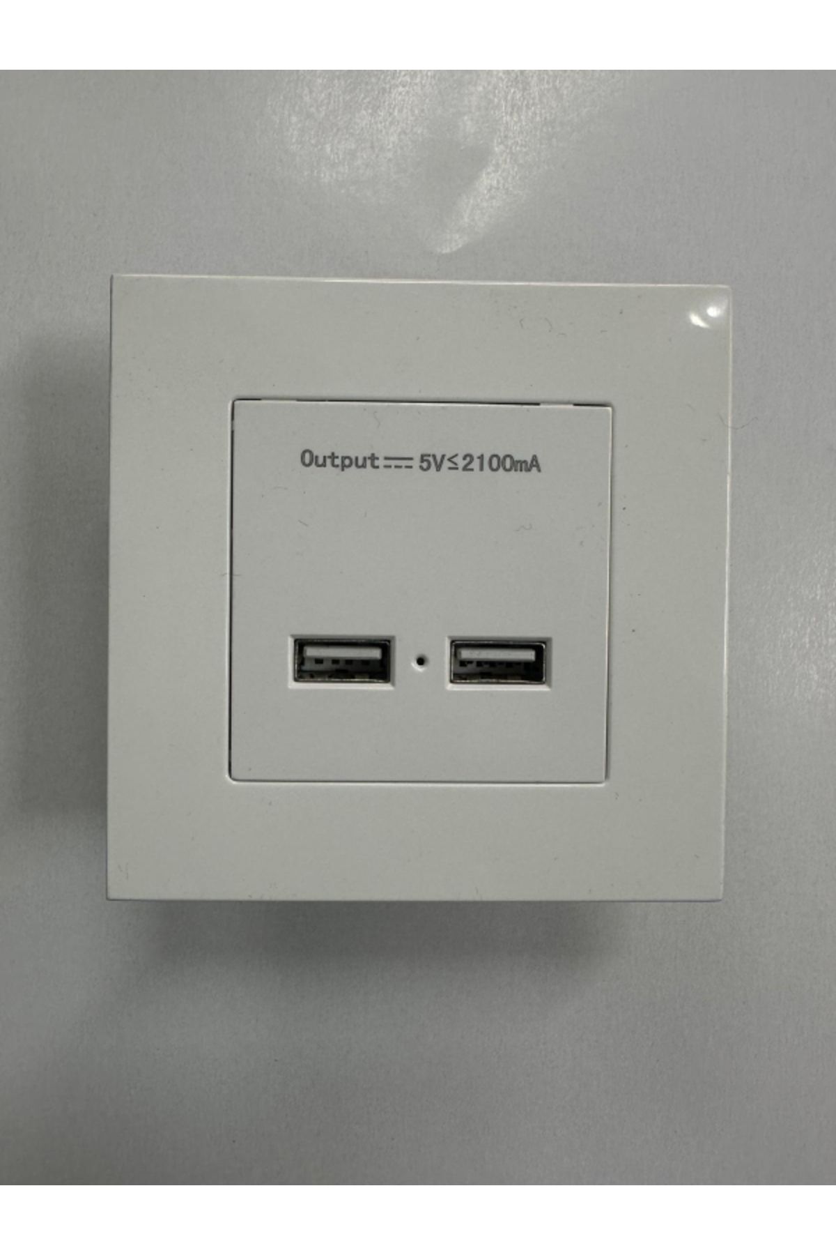 Leonpro Usb duvar prizi 2 port 220 volt usb çevirici 2 li usb duvar prizi