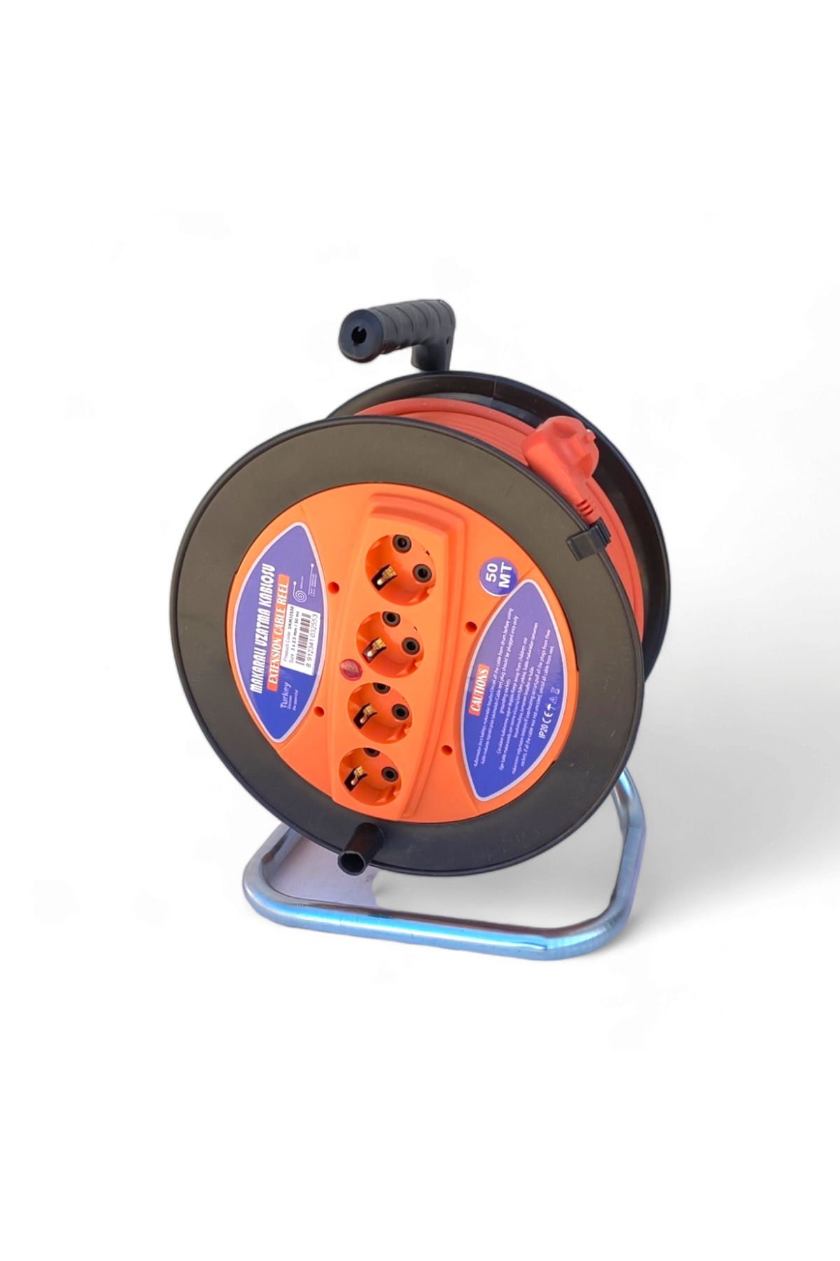 COBI SMART®-Extension cord with drum 3x2.5 mm², 40 m, 4 sockets, ergonomic carrying handle - COBI SMART® 9