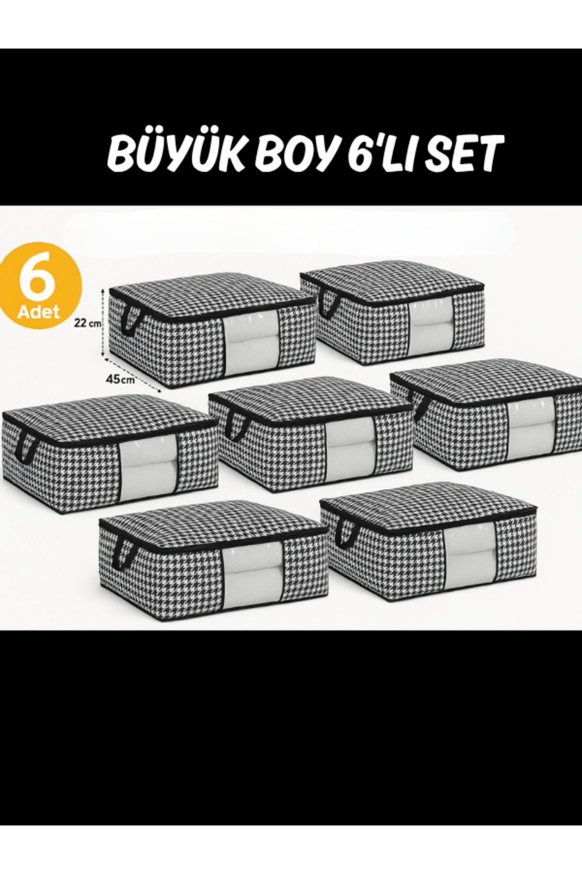 Blissra 6'lı Hurç, Baza Altı Hurç Takımı, Büyük Boy Hurç, Çeyizlik Hurç
