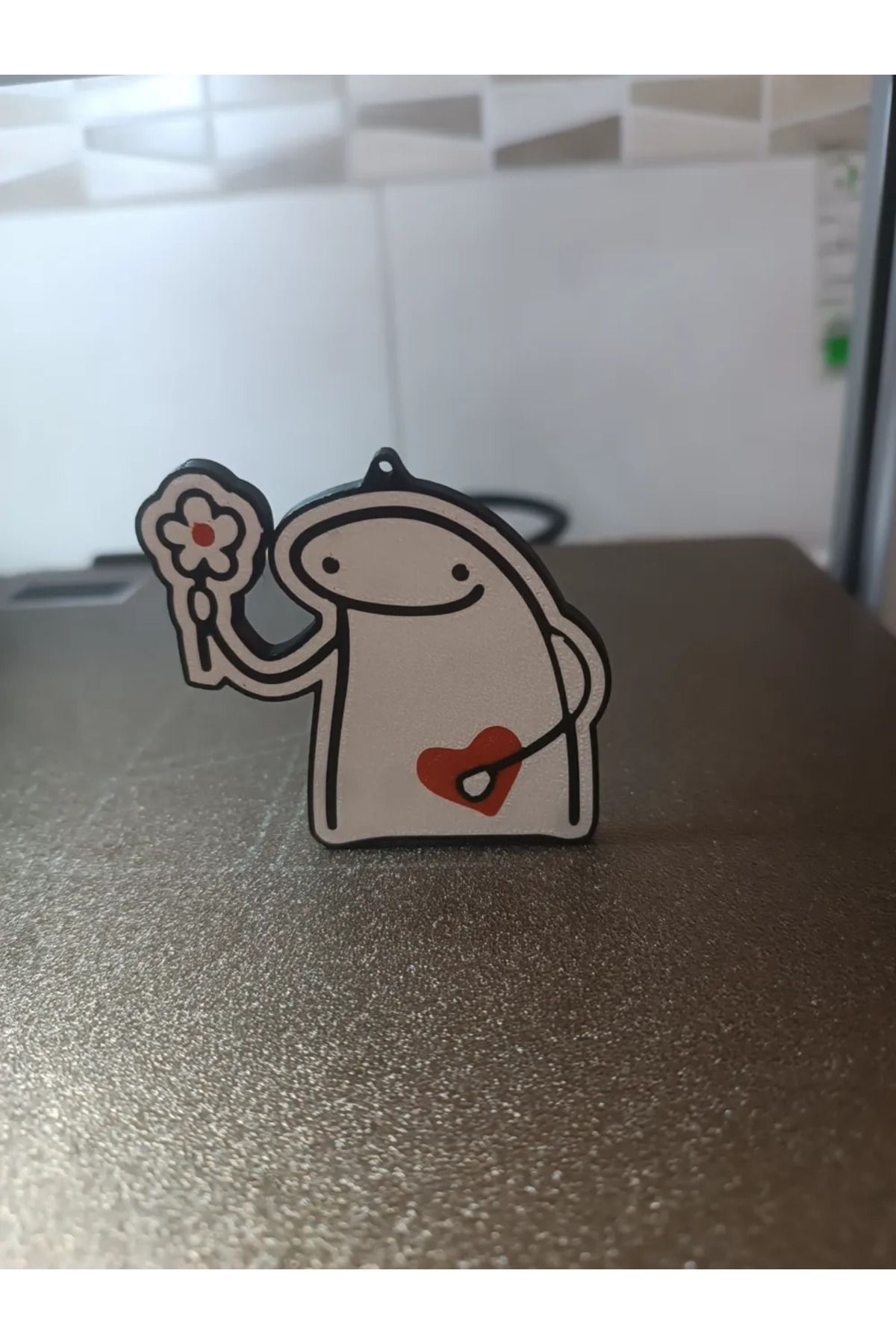 EmAy3d Romantik Flork Anahtarlık