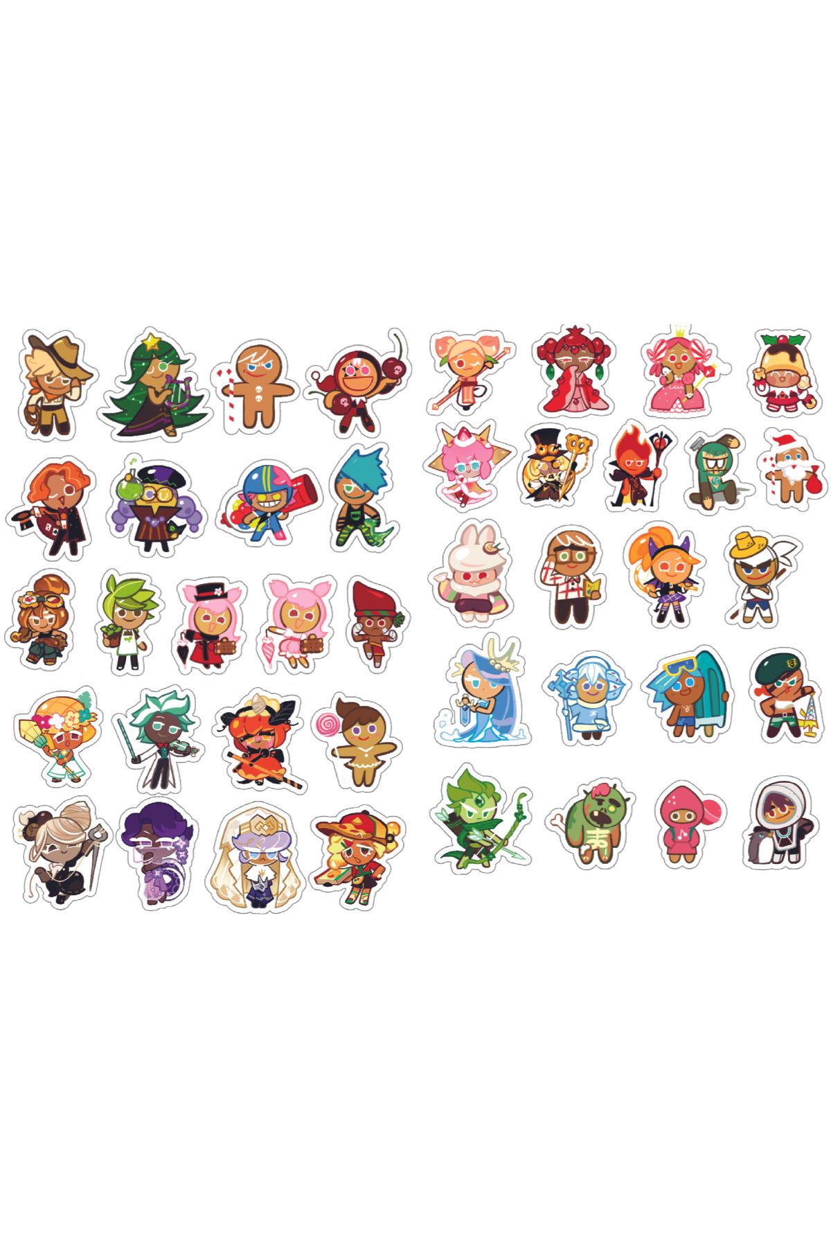 nihonwosekai Cookie Run Anime Sticker Seti