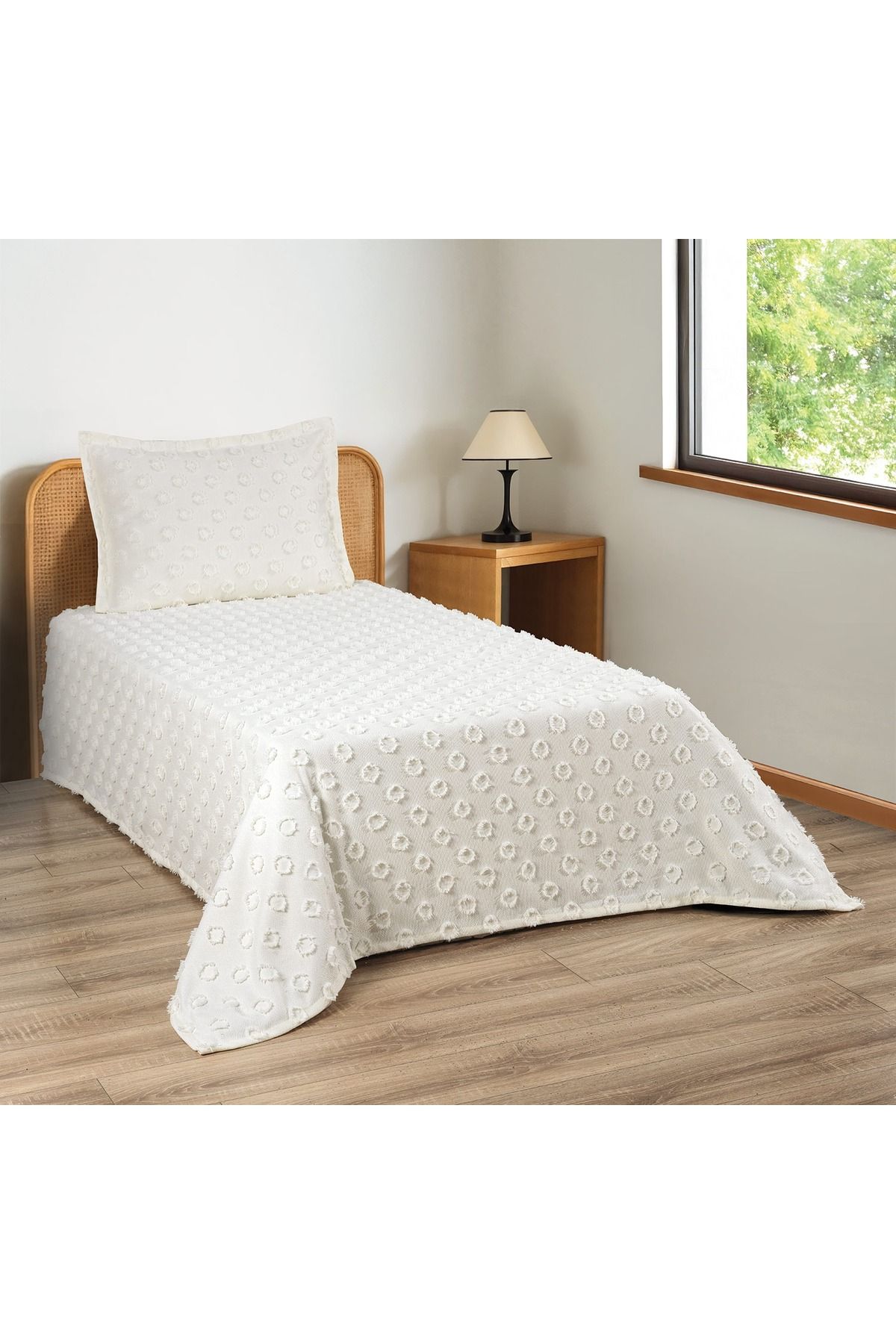AYBERK HOME TEXTİLE İNCİ TEK KİŞİLİK PİKE 2 PARÇA
