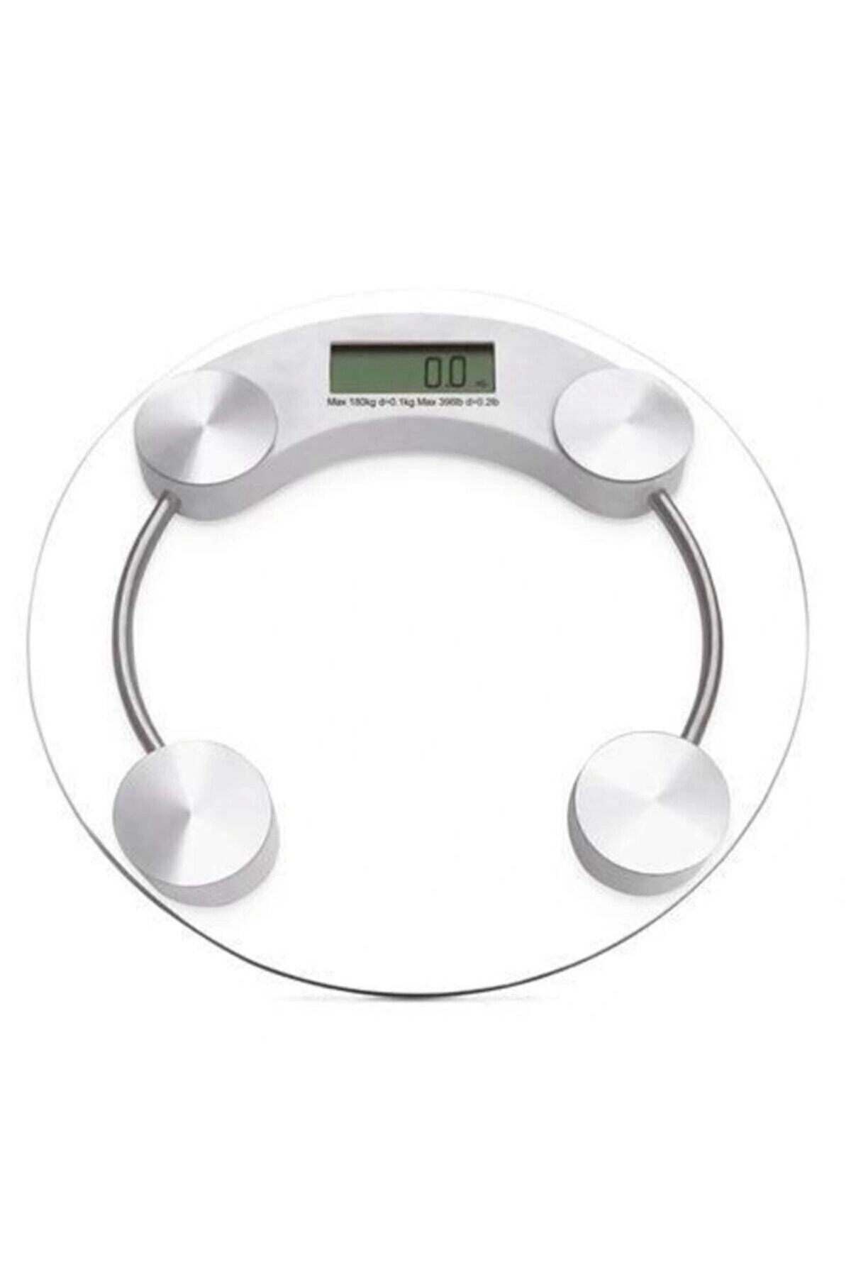 EGstore DİJİTAL YUVARLAK CAM BASKÜL TERAZİ 180KG. TF-1051 (5047)