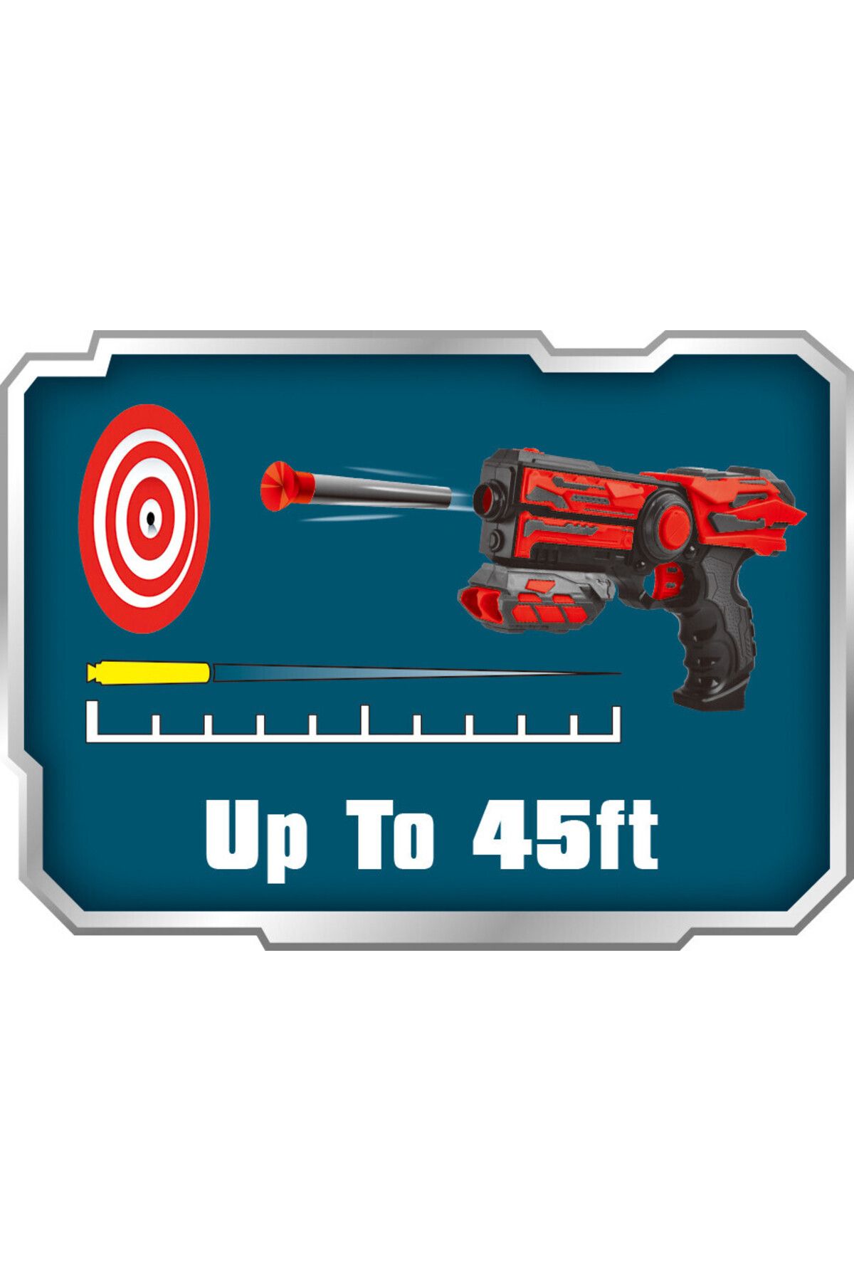 Power Joy-Shooterz X Blaster-2 with 6 Foam Bullets, Assorted 1 Piece (Color May Vary) 5