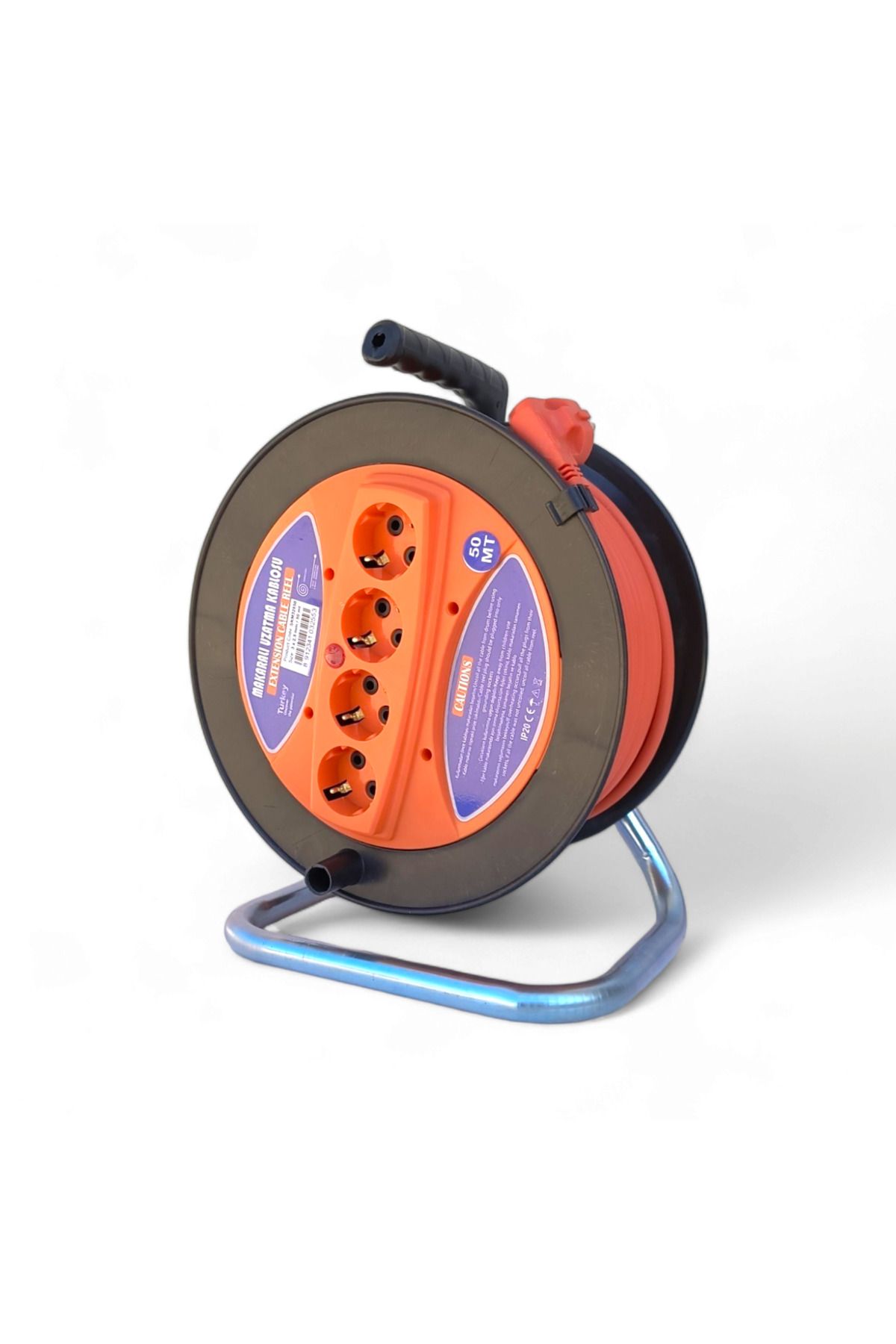 COBI SMART®-Extension cord with drum 3x2.5 mm², 40 m, 4 sockets, ergonomic carrying handle - COBI SMART® 3