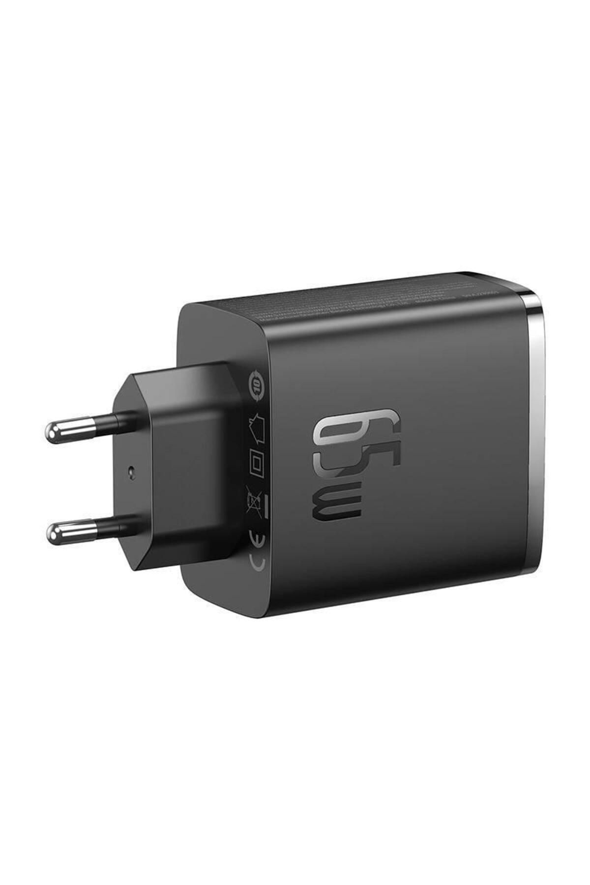 Baseus-Incarcator de retea Baseus OS-Cube Pro, 2x USB-C + USB, 65W, Negru 5