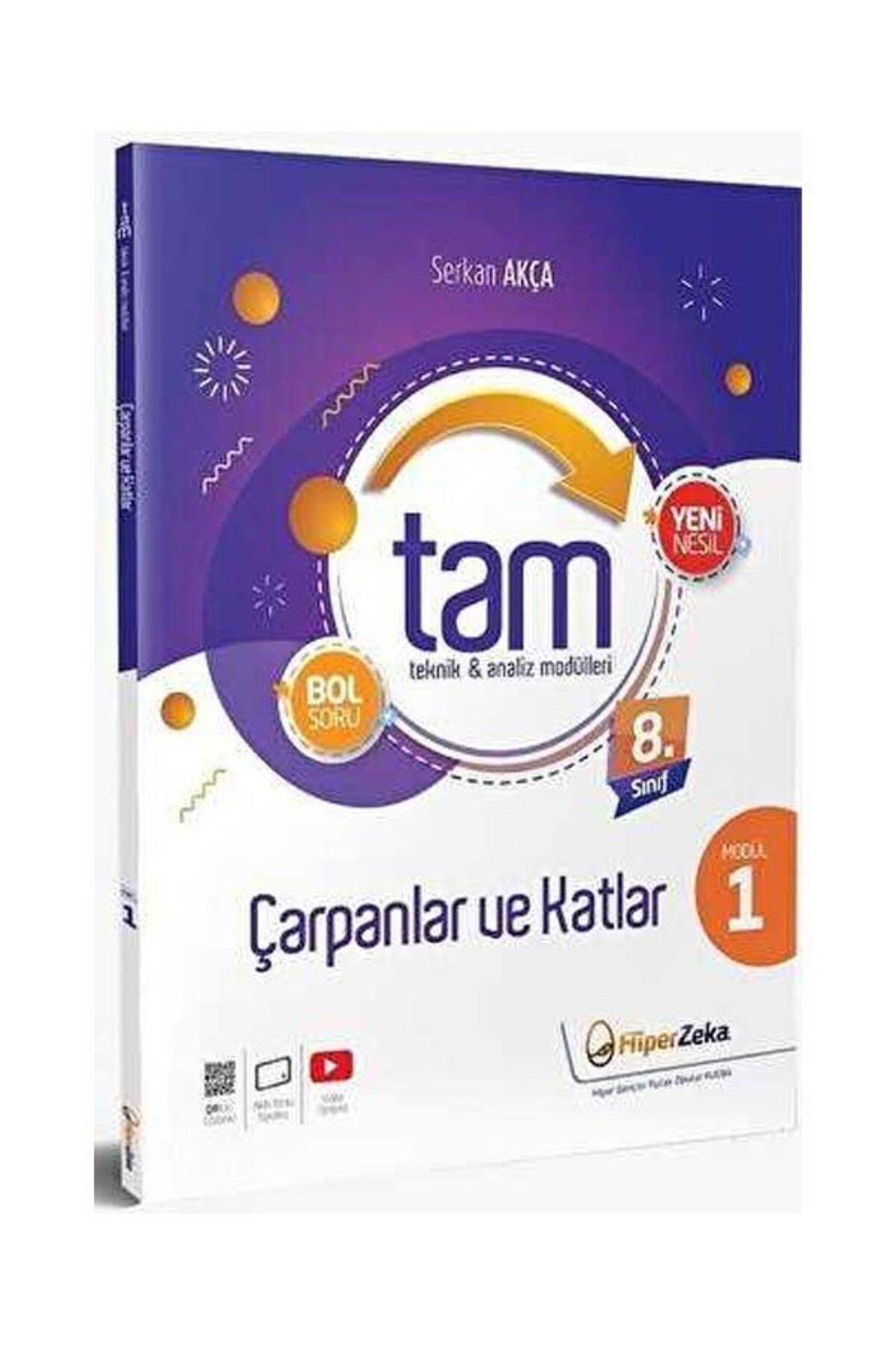 Anla Kazan Yayınları HiperZeka 2026 8. Sınıf TAM Matematik 1 - Çarpanlar ve Katlar