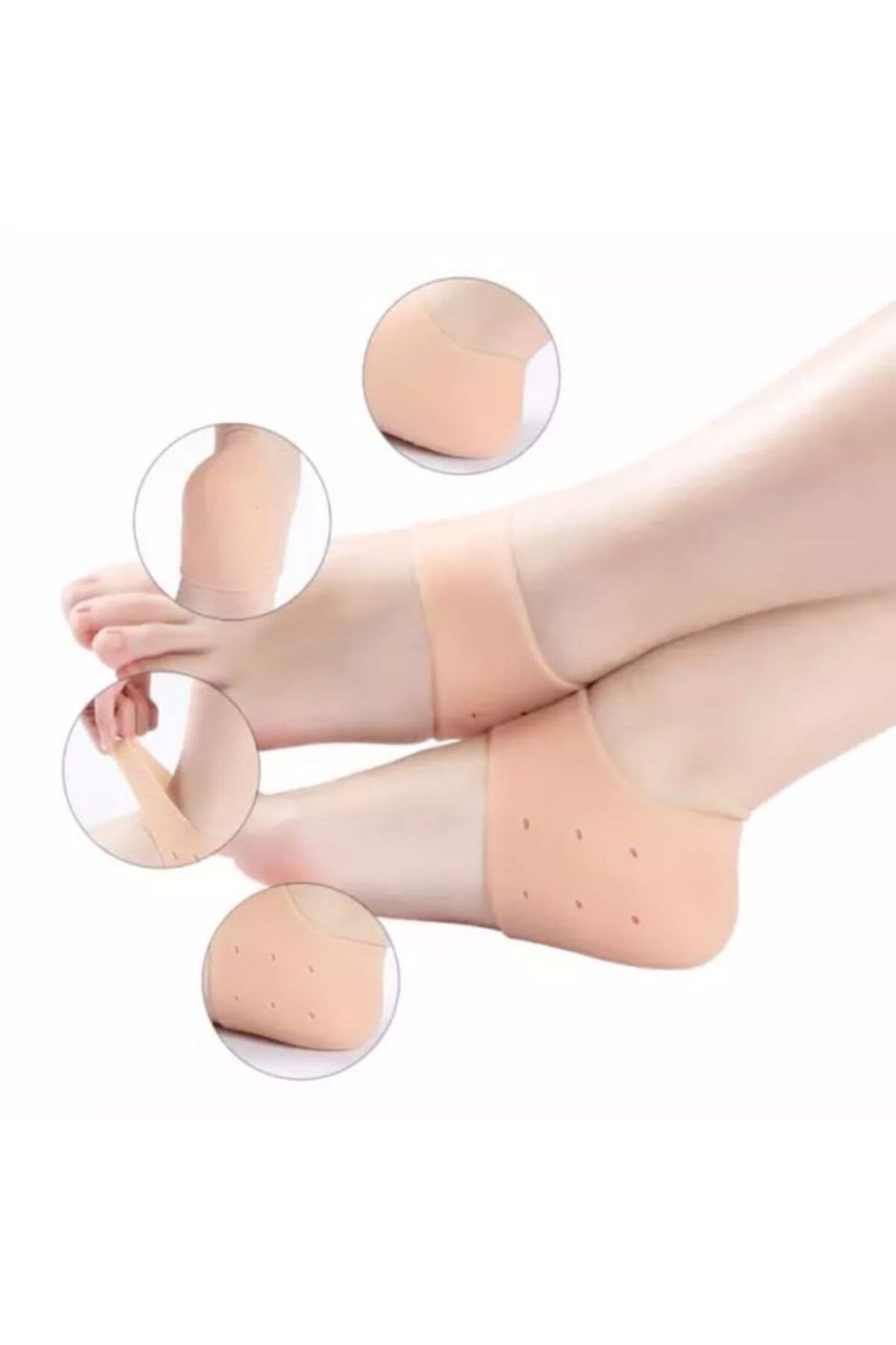 AboutThePerfect Yumuşak silikon topuk gömlek, çatlak ve diken koruyucu rahat kullanım