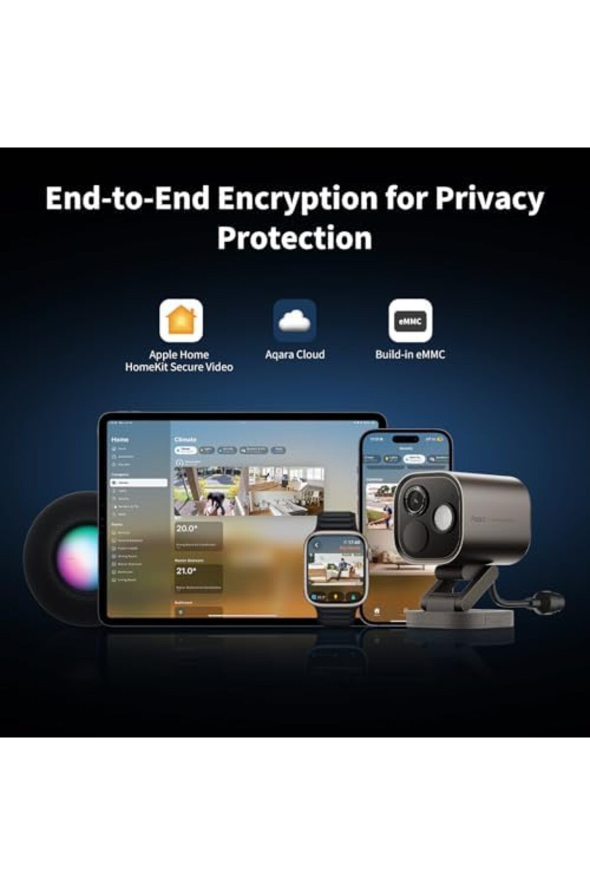 Aqara-Camera Hub G5 Pro PoE Security Camera Global version - 2.6K Ultra HD with AI Detection, Full-C 8
