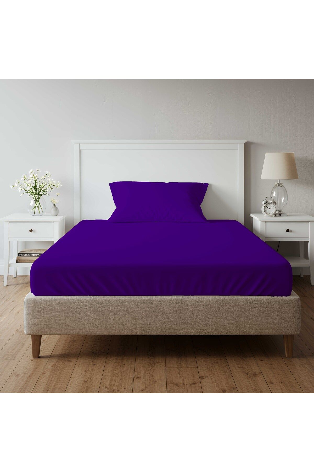 kesenegore Tek Kişilik Lastikli Çarşaf Takımı 1 Lastikli Çarşaf (100 x 200) 1 Yastık Kılıfı (50 x 70)