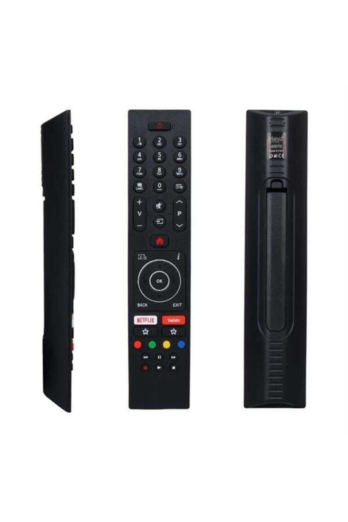 Zayla Hey Vestel 4K Smart 55UD8450 Lcd Led TV Kumanda (RC43135 Black Nobrand V2)