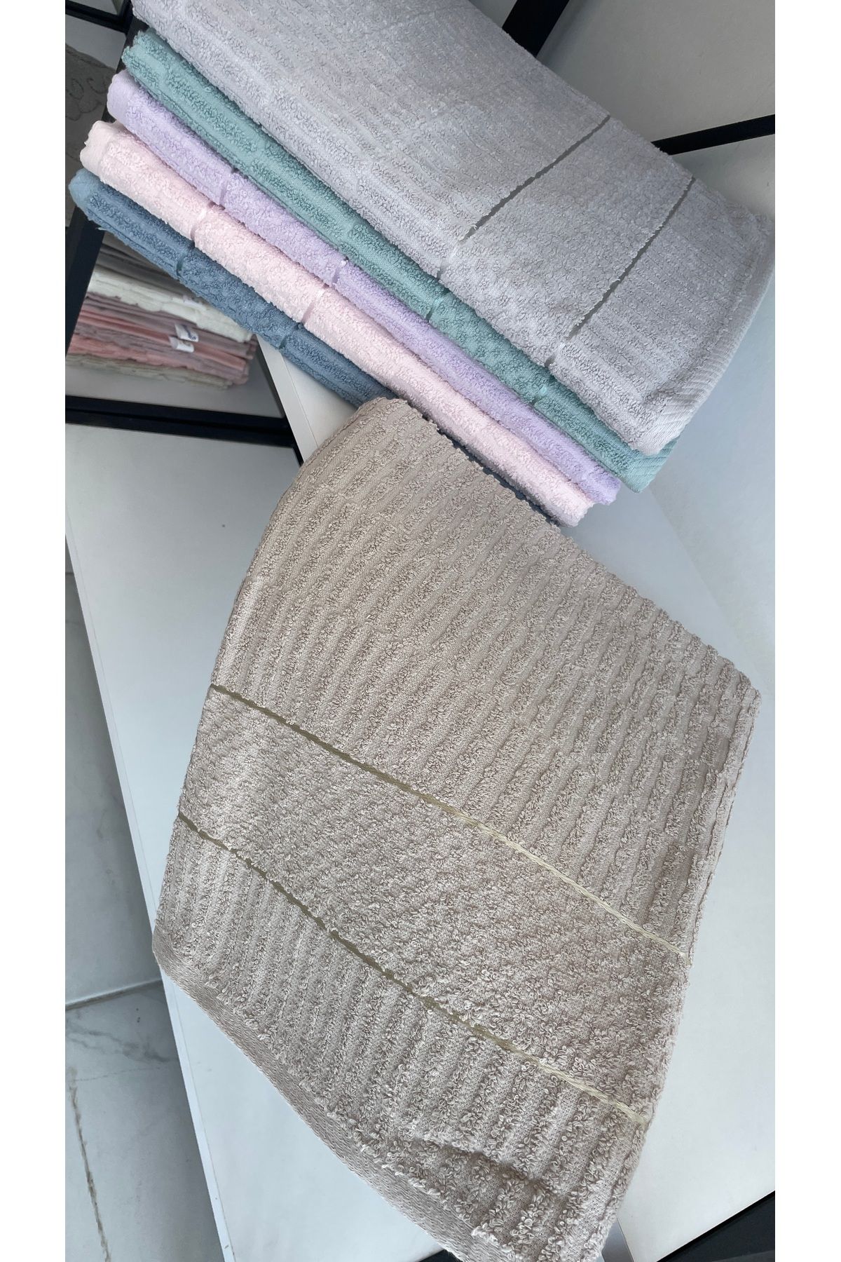 AHSEN TASARIM kahverengi 1.50x90 cm hamam havlusu