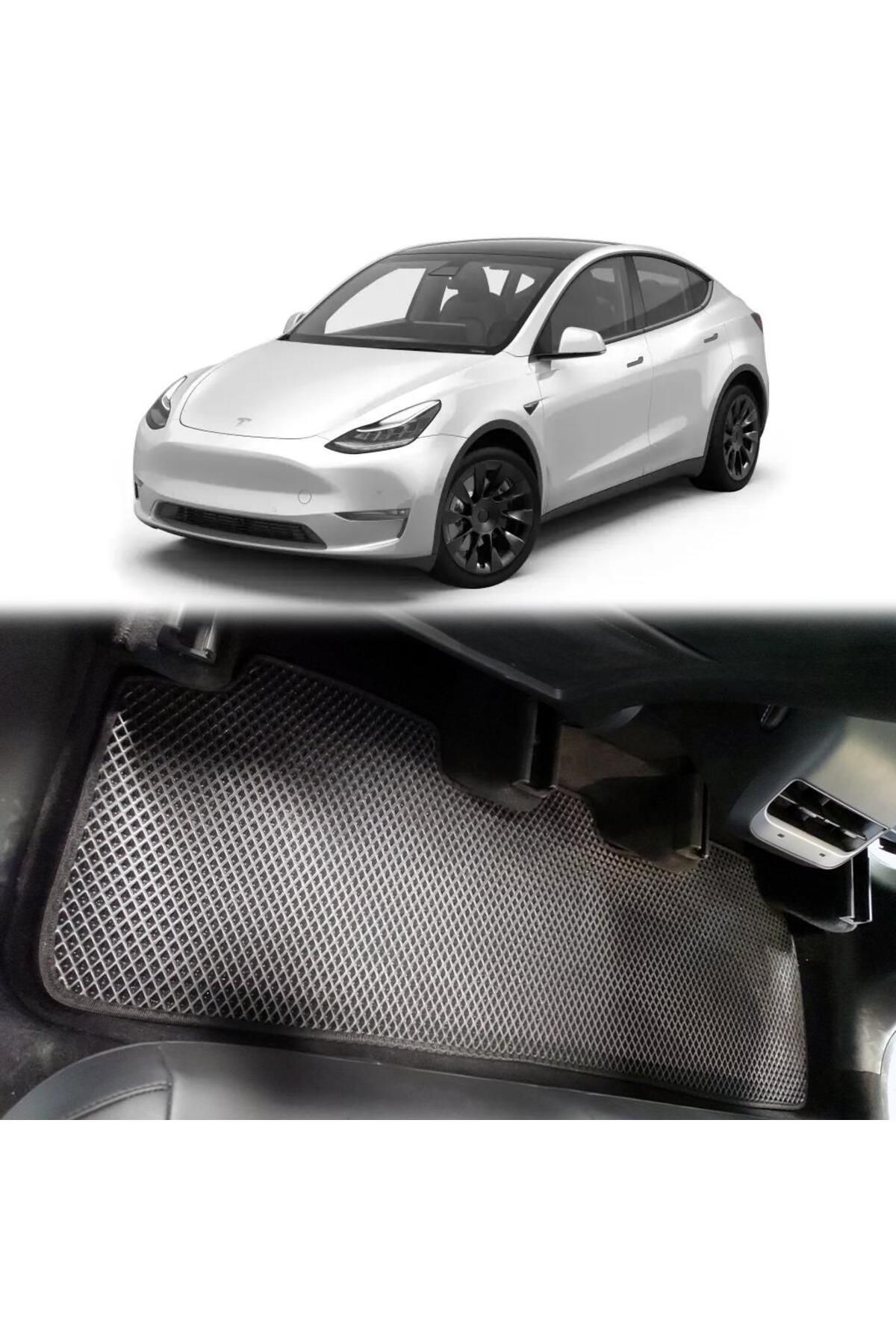 Bod Tesla Model Y 3D Havuzlu Paspas Yeni Nesil 2020-Sonrası Siyah