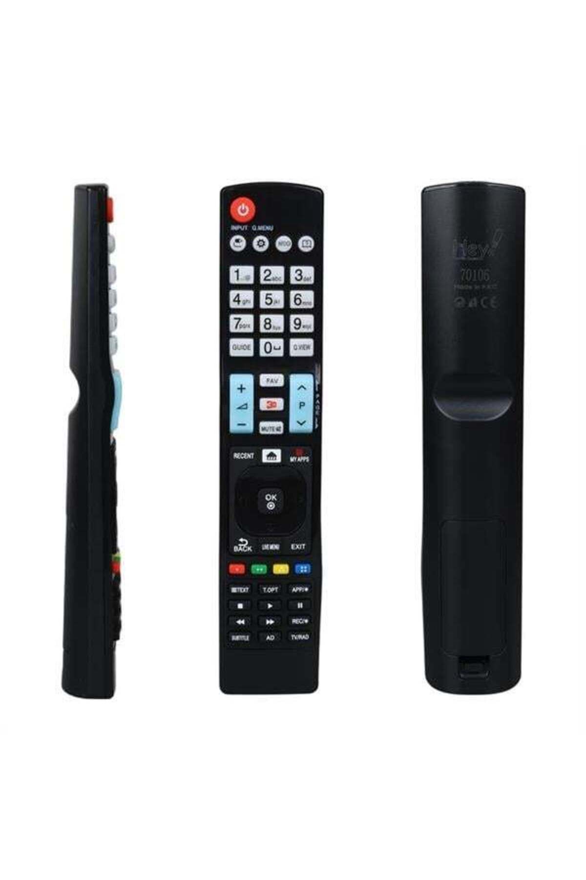 Zayla Hey LG Küçük Kalıp AKB74455403 Smart MY Apps Tuşlu Lcd Led TV Kumanda