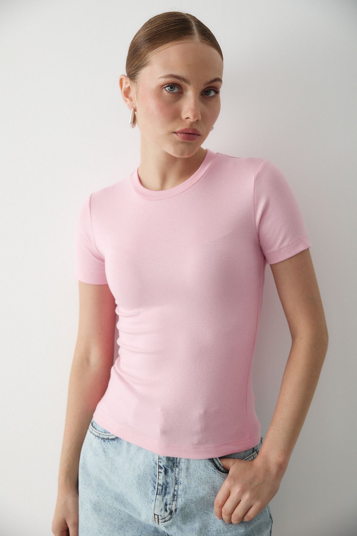 Laluvia Pembe Düz Body - 251113