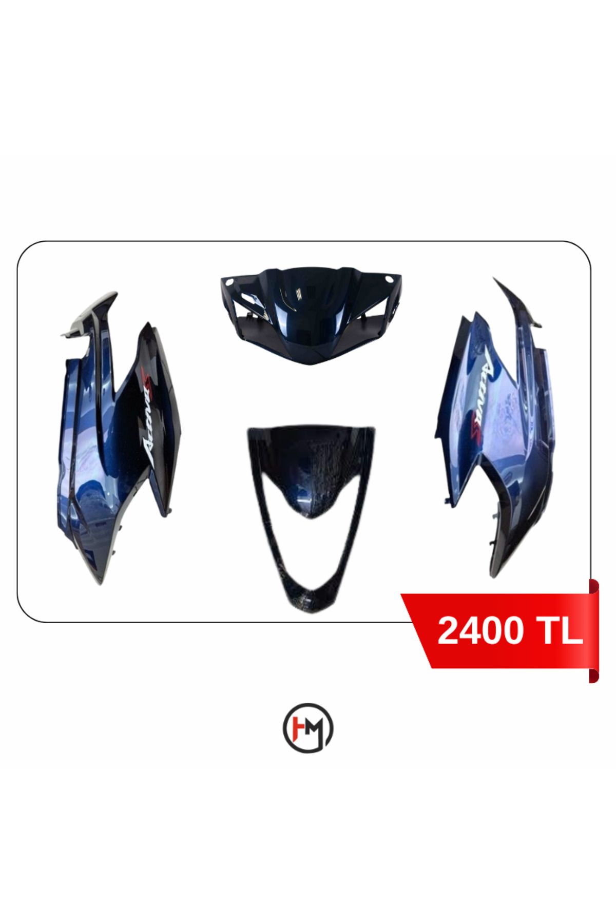 Hner Honda Activa S Grenaj Seti Mavi Renkli Yeni Model Mavi