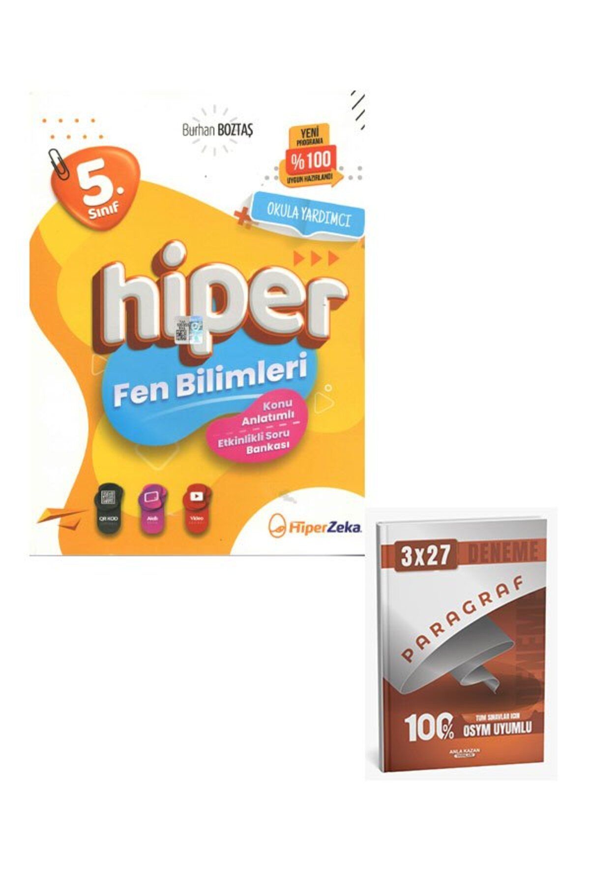 Anla Kazan Yayınları Hiper Zeka 5. Sınıf 2026 Fen Bilimleri Konu Anlatımlı & Soru Bankası+AnlaKAzan Paragraf