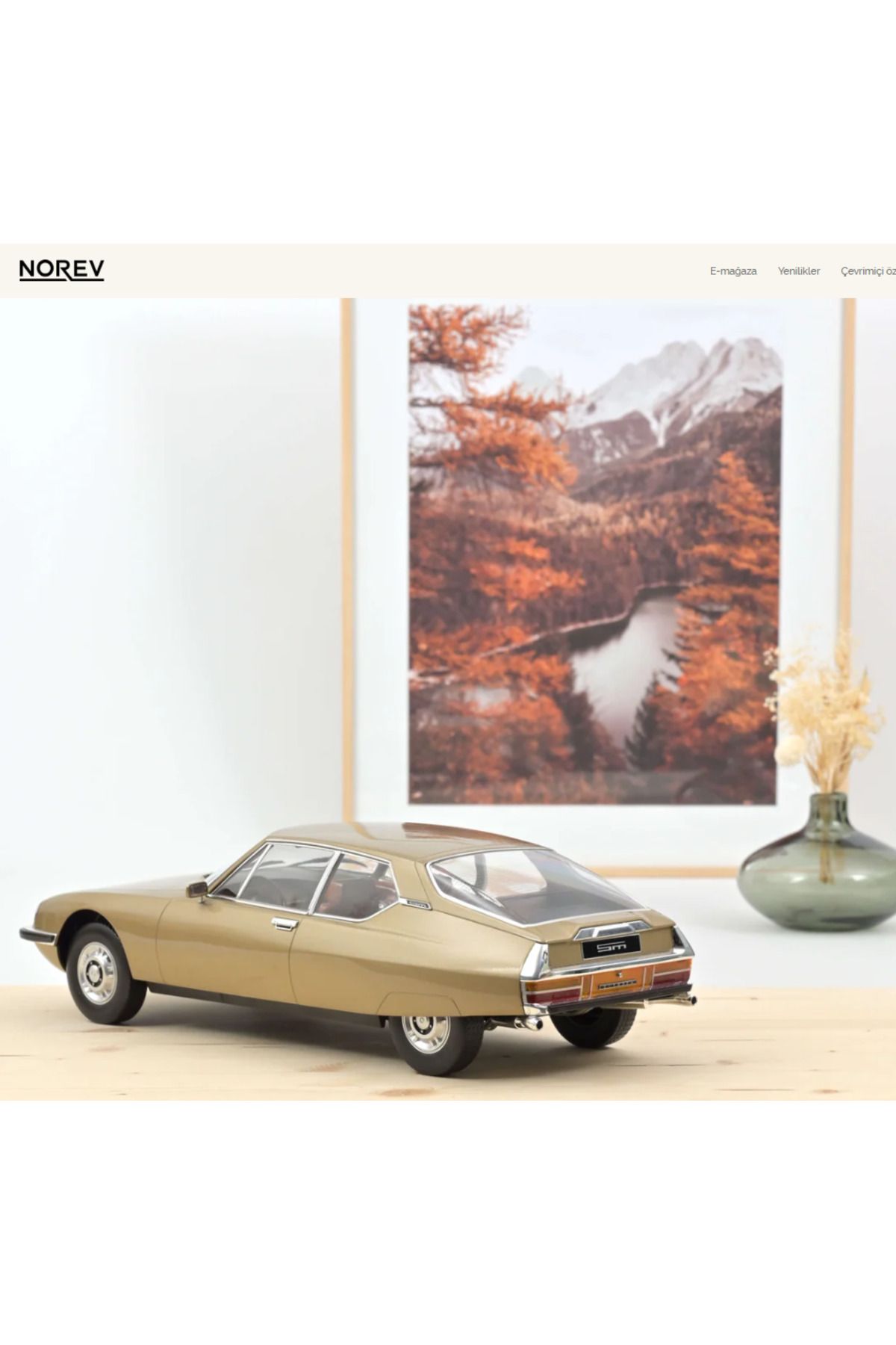 Norev CİTROEN SM 1971 SABLE METALİK 1:12