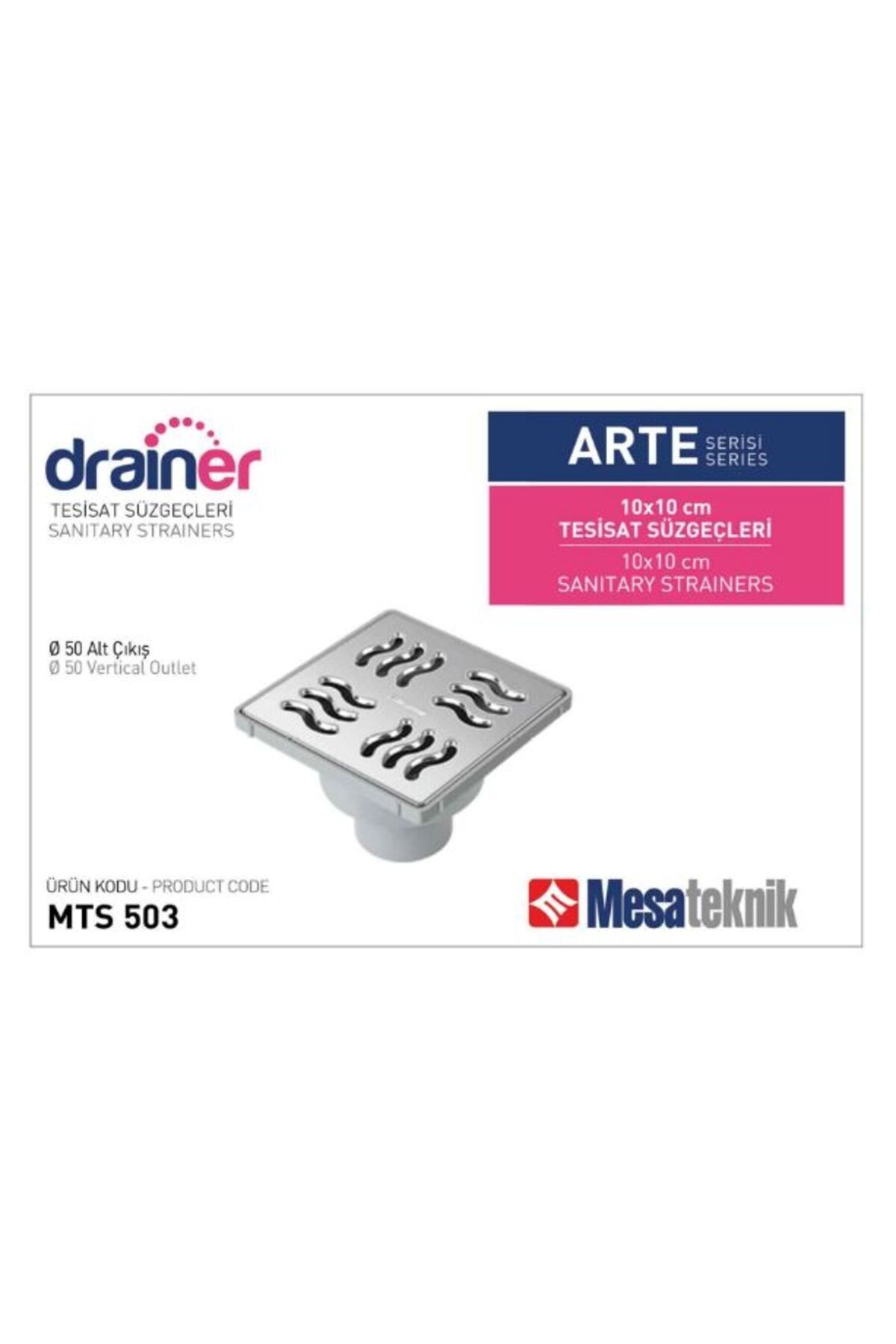 Mesateknik 10X10X50 YERSÜZGECİ ÜSTKR.ALT.ÇIK.