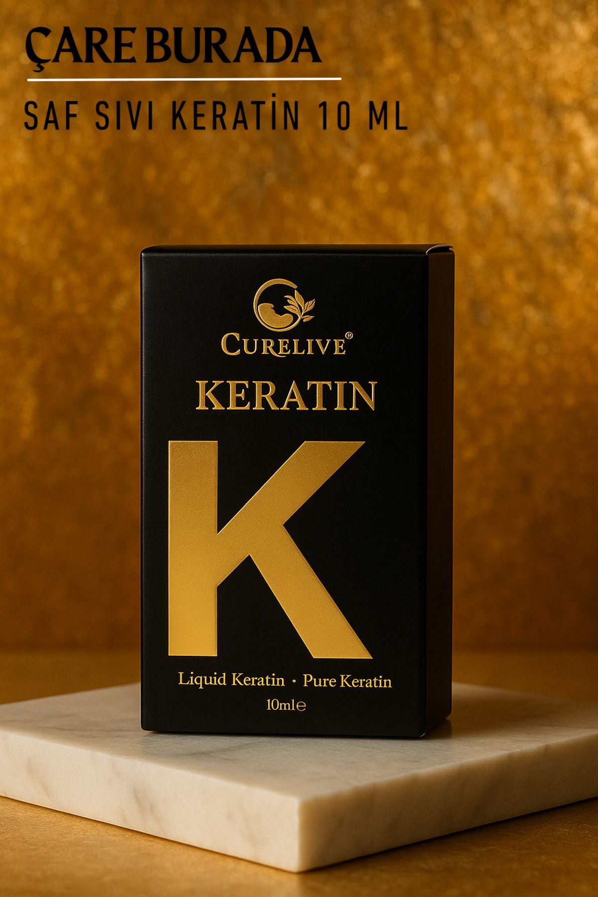 Çare Burada Curelive - Saf Sıvı Keratin 10 Ml