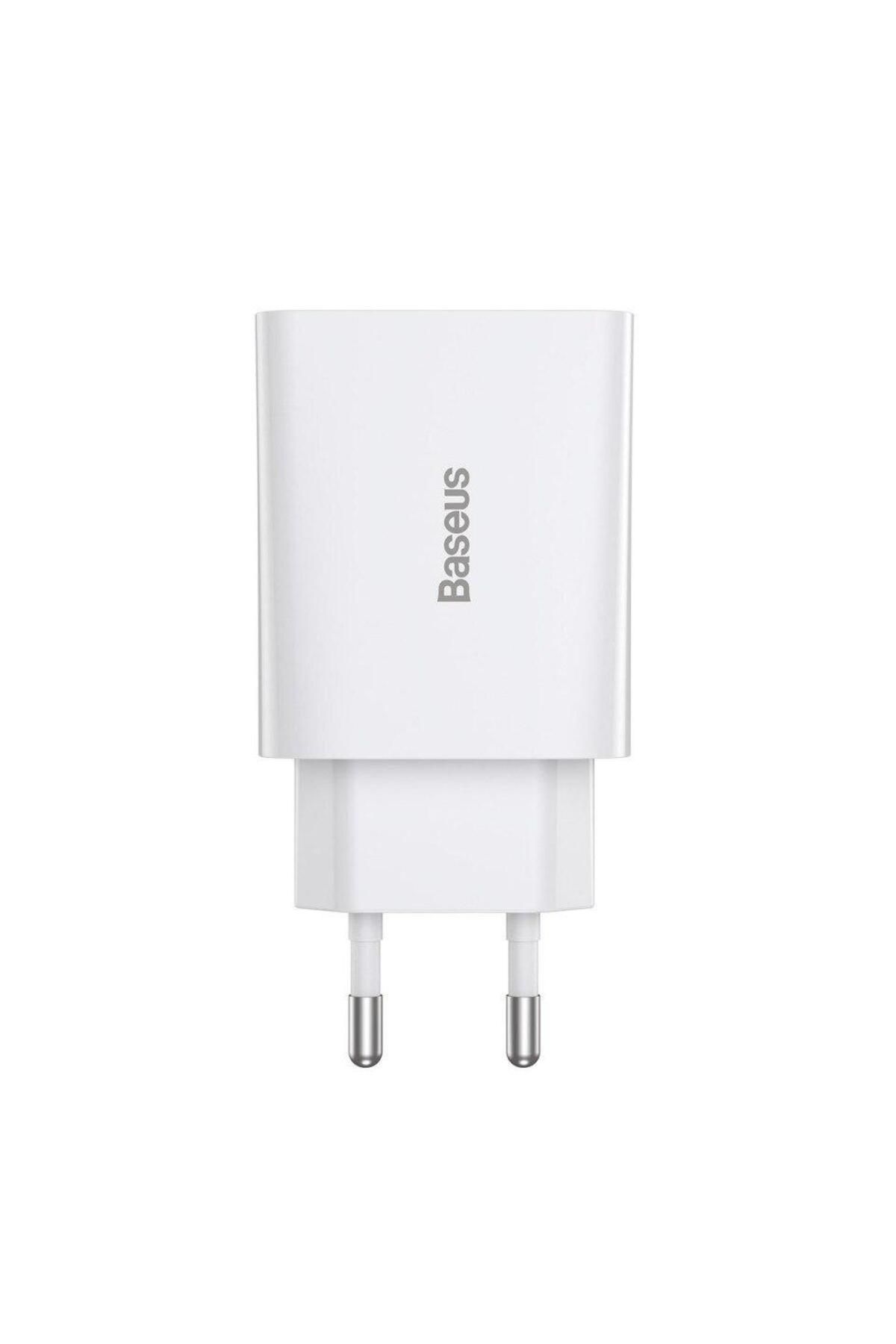 Baseus-Incarcator retea Baseus, Speed Mini, USB-C, PD, 3A, 20W (Alb) 4