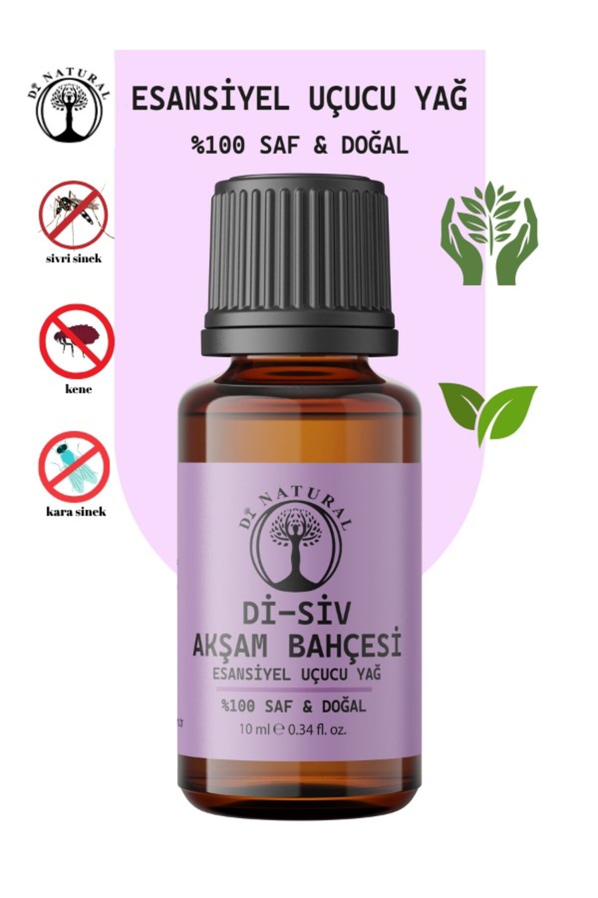 di naturel AKŞAM BAHÇESİ Sivrisinek Esansiyel Yağ