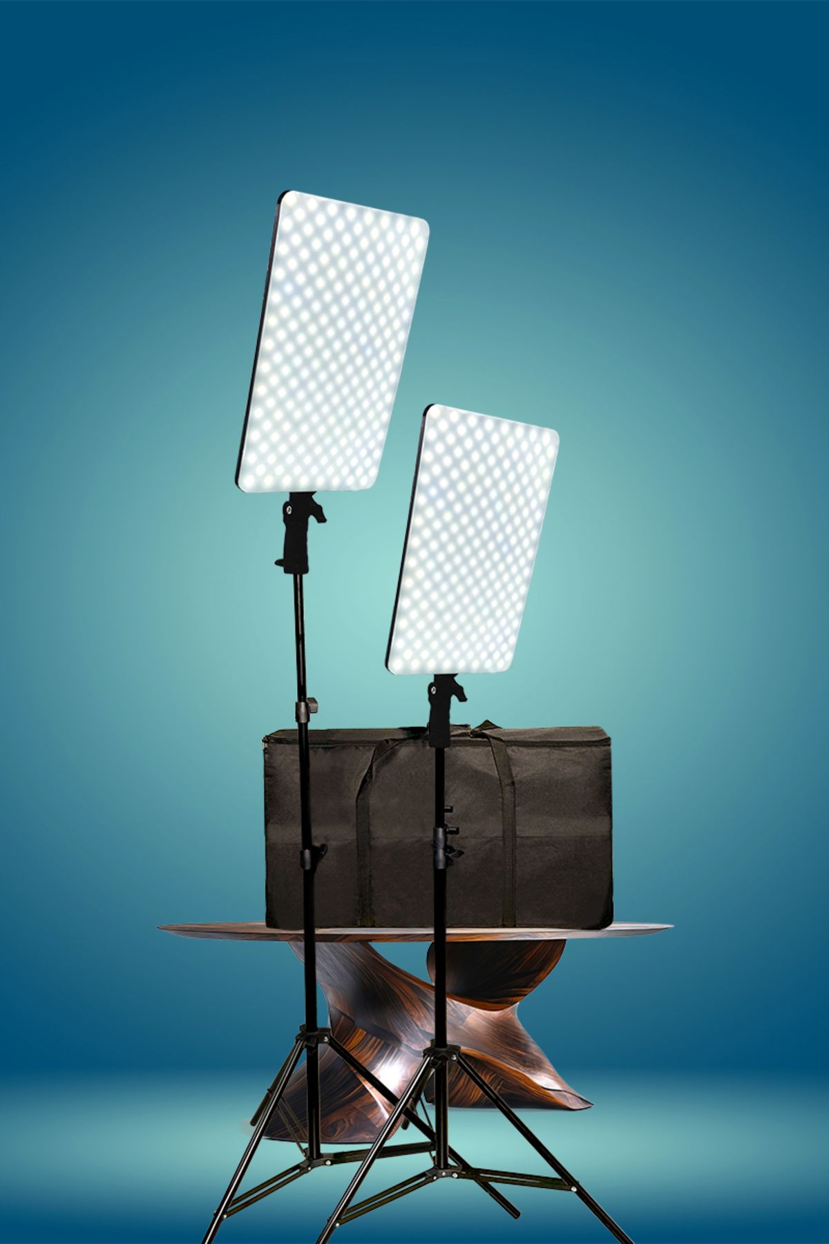 EREISE E-Reise PL480 BiColor Profesyonel İkili 100 Watt LED Video Panel Set
