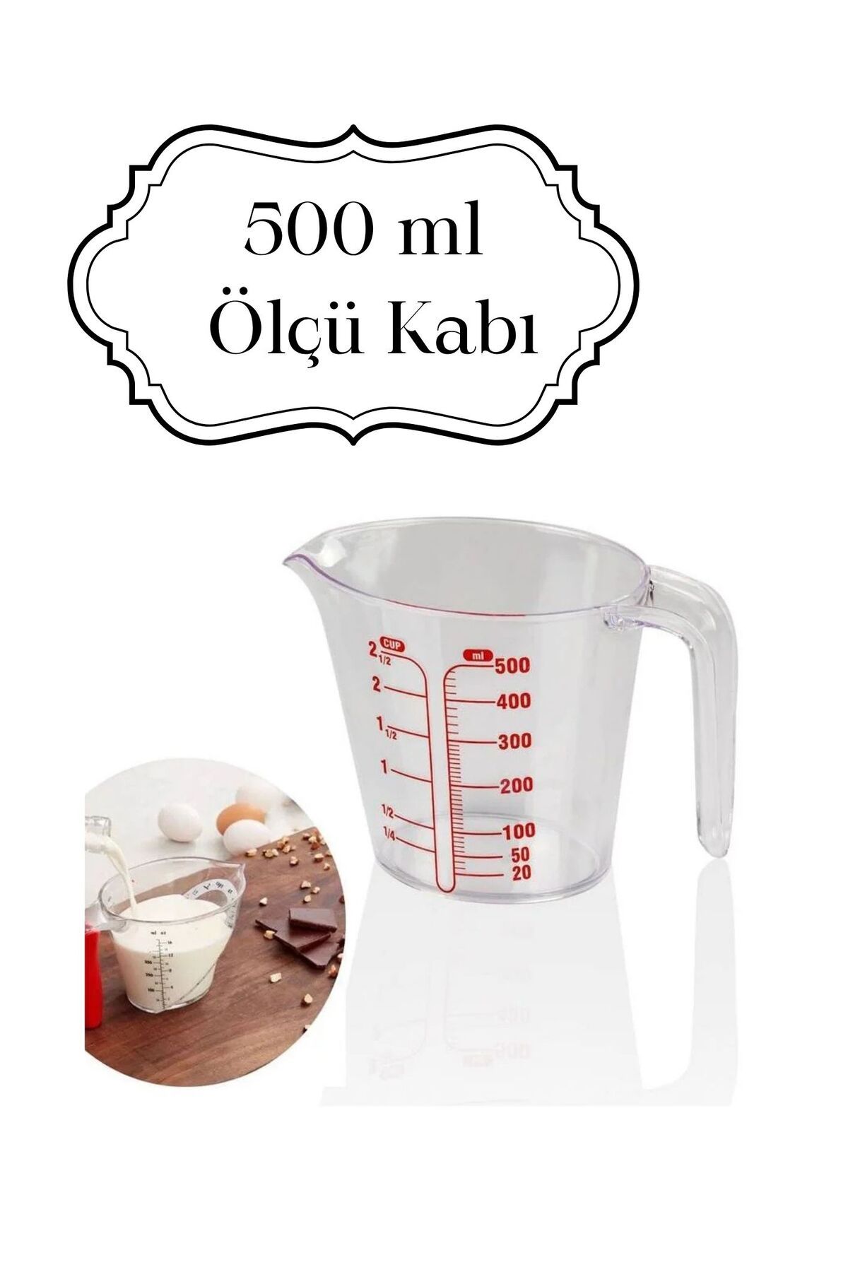 TABULAROSA 500 Ml Ölçü Kabı