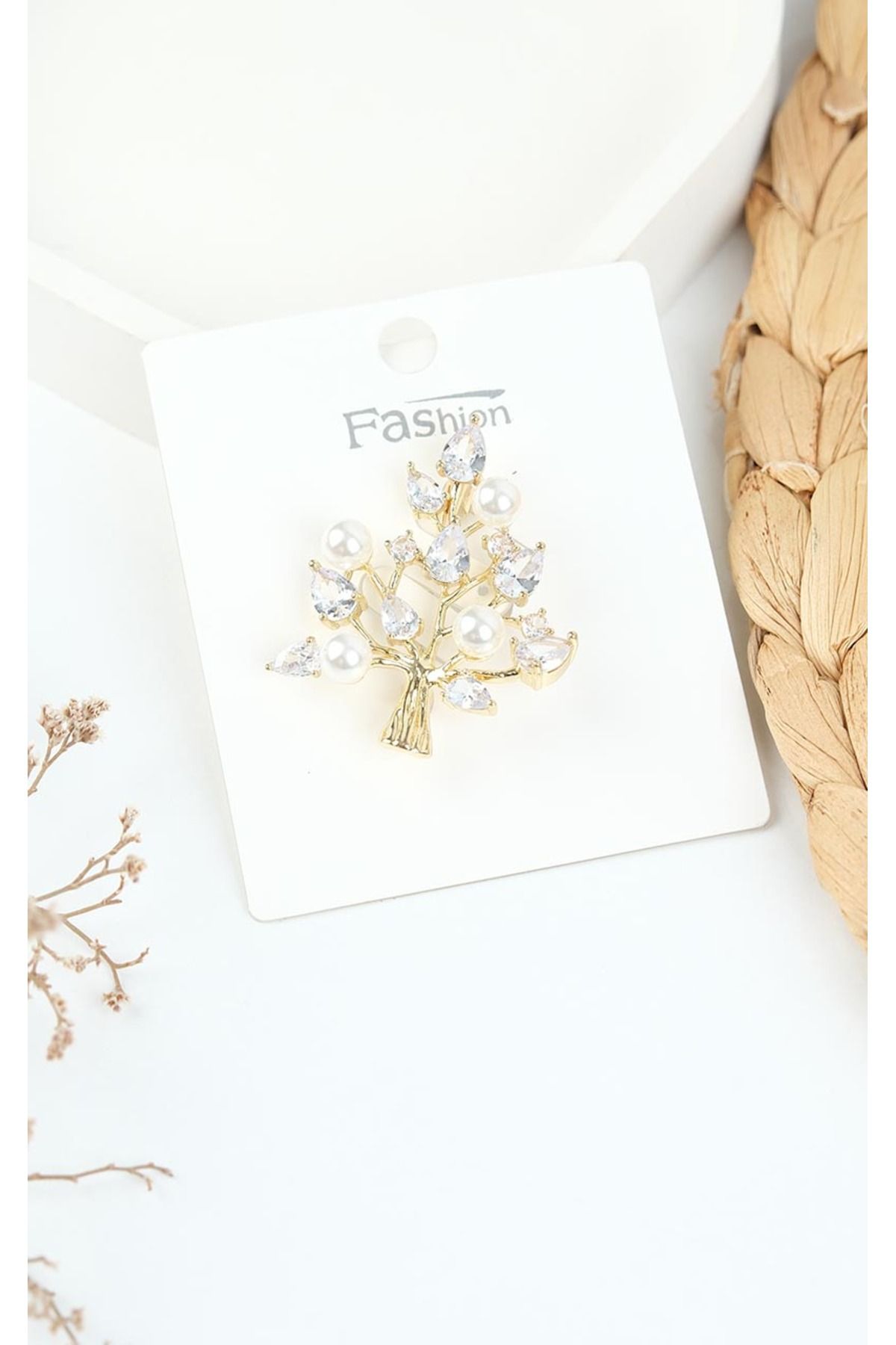 Jack Ferrero GOLD KADIN BROŞ