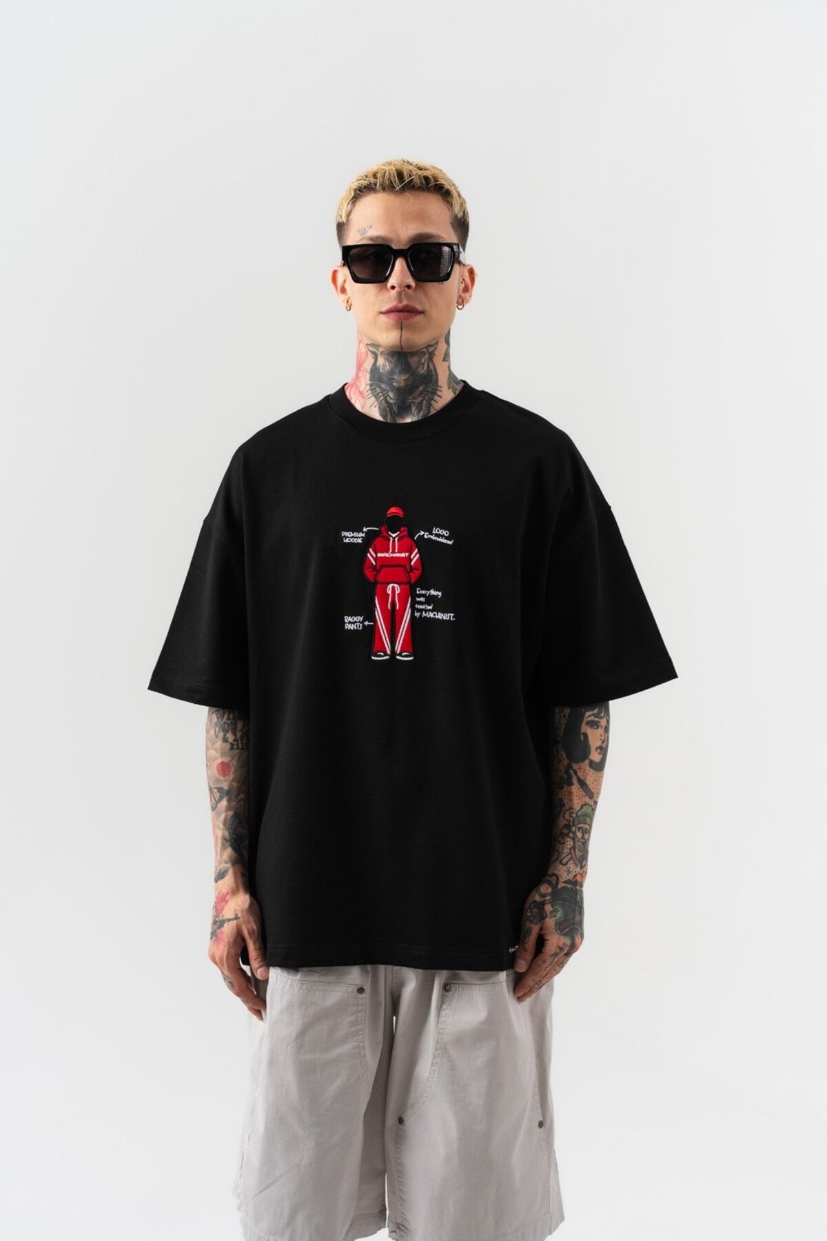 go gang own Haze Nakış Detaylı Oversize T-shirt