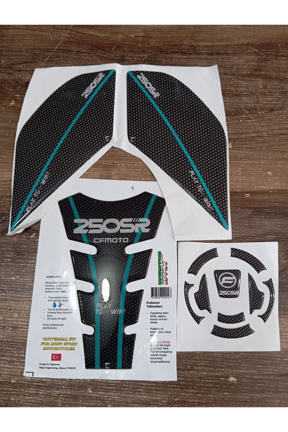Bix CF MOTO SR250 DEPO VE YAN PAD TAKIMI