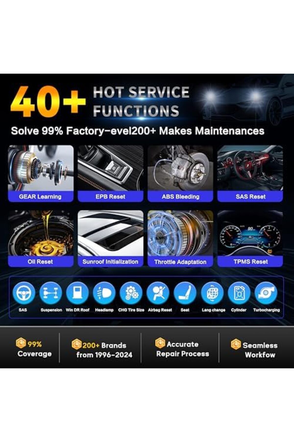 Autel-MaxiCheck MX900 OBD2 Scanner, Upgrade of MK808S MX808S MK808BT MK808Z, Same Function as MaxiCO 8