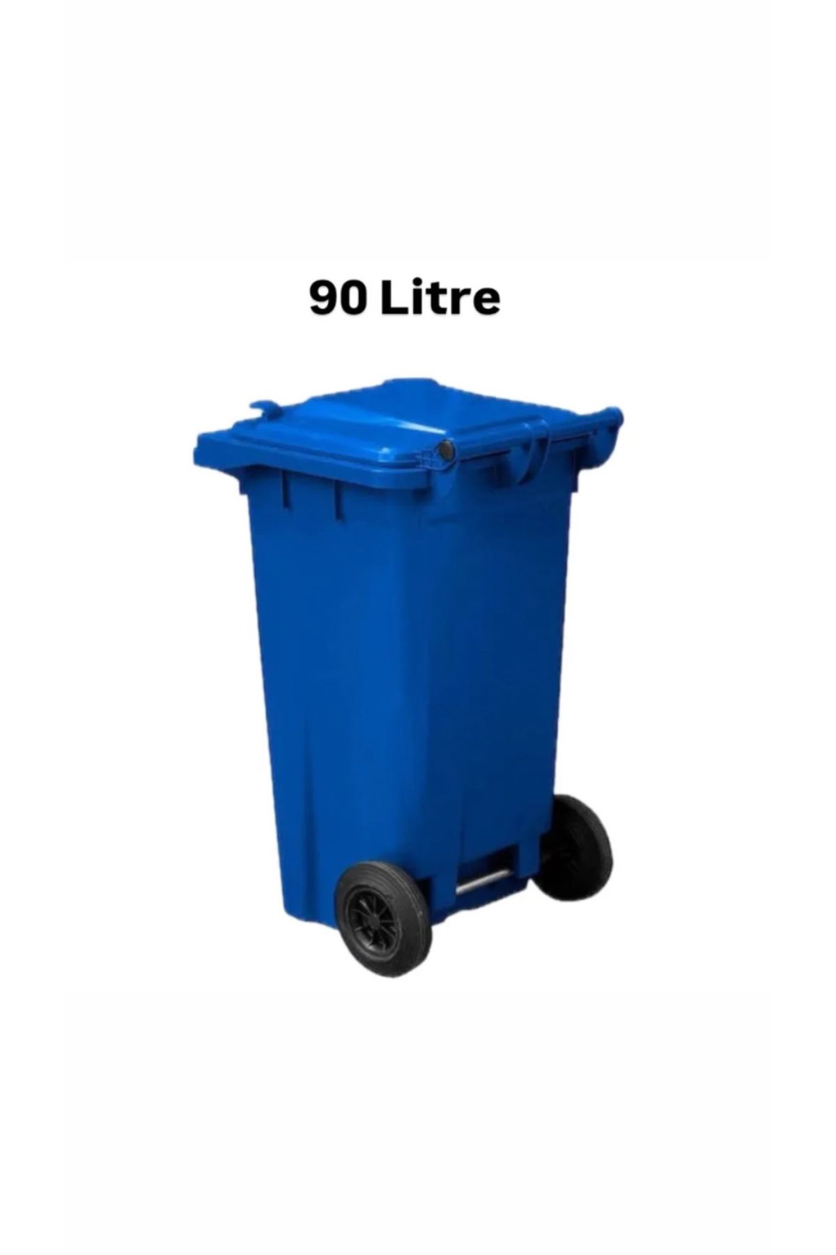 ELCY Tıbbi Atık Plastik Çöp Konteyneri Mavi 90LT Plastik Konteyner Isıya Karşı Dayanıklı A Kalite