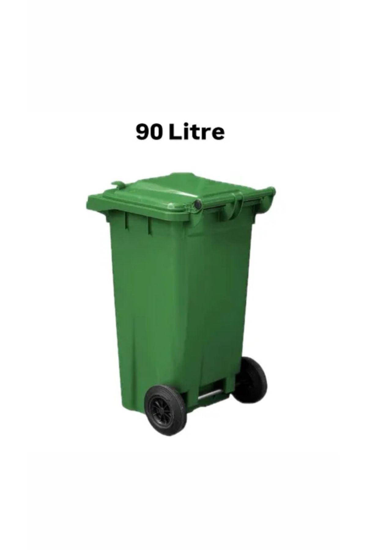 ELCY Tıbbi Atık Plastik Çöp Konteyneri Yeşil 90LT Plastik Konteyner Isıya Karşı Dayanıklı A Kalite