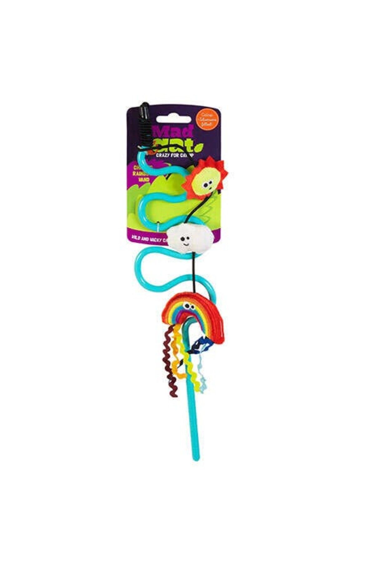 MadCat Rainbow Chaser Kedi Otlu ve Matatabili Oyuncaklı Kedi Oltası