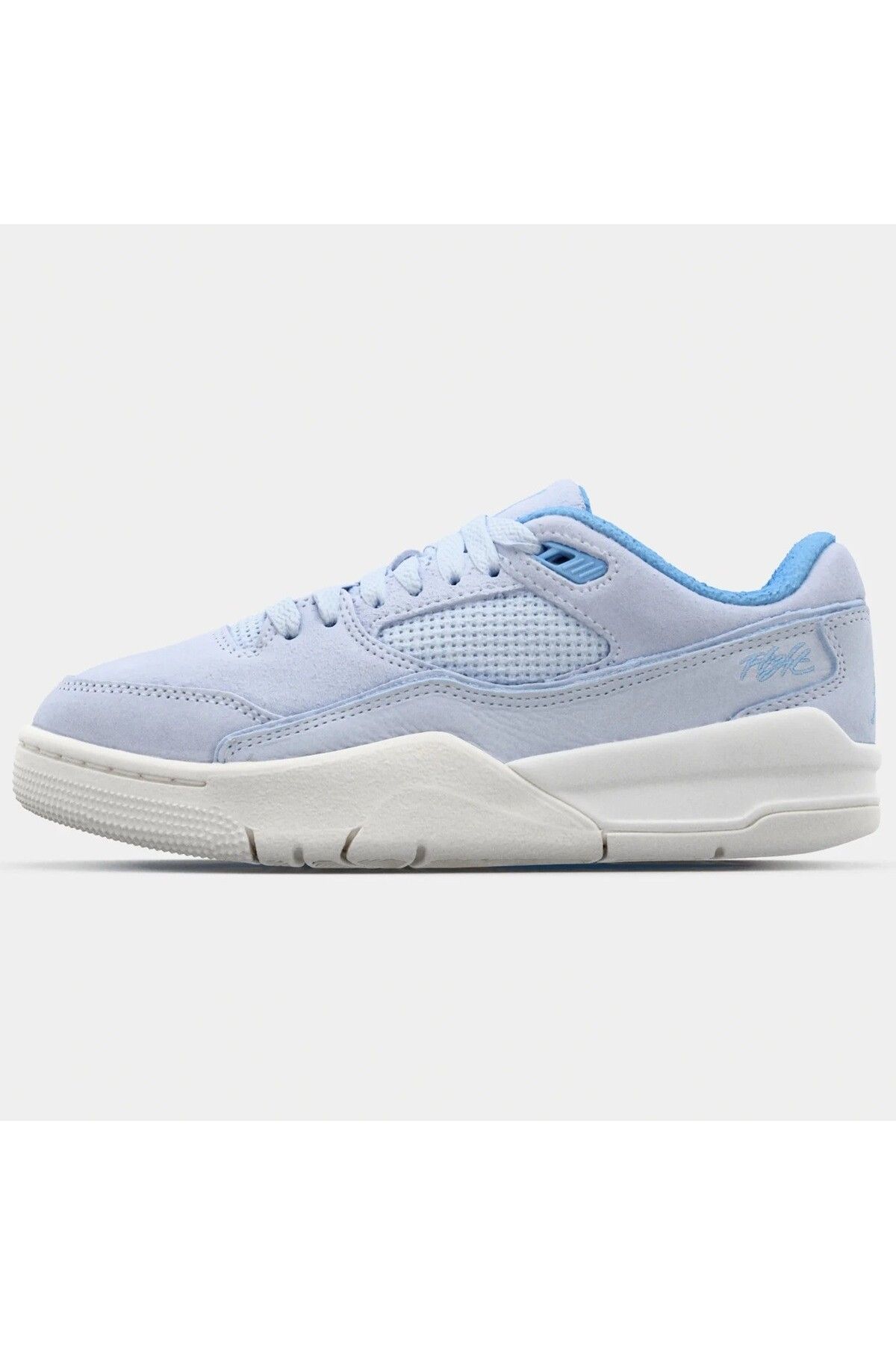 Nike Nİke Jordan Flight Court Women's Leather Shoes Kadın Hakiki Deri Sneaker Açık Mavi