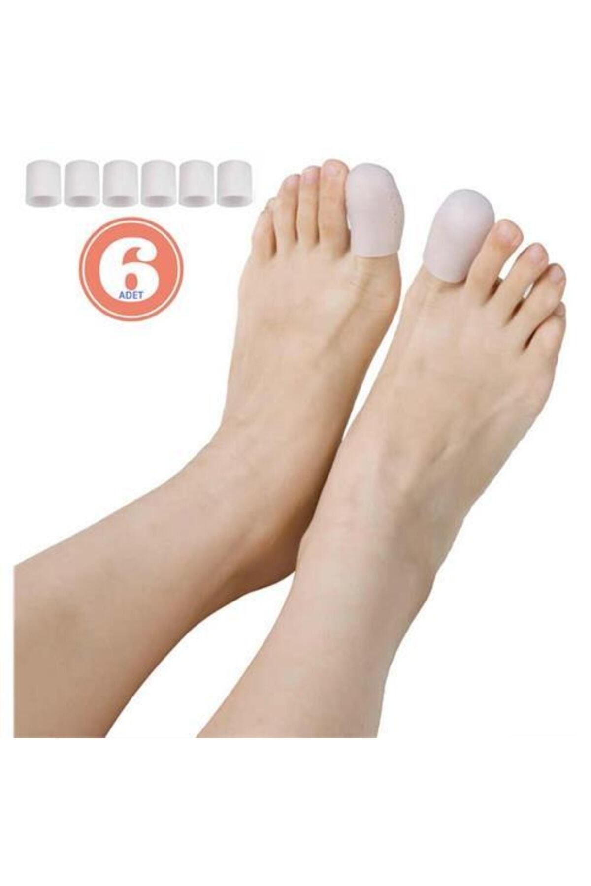 AboutThePerfect 6 Adet Silikon Baş Parmak Koruyucu, Esneklik ve Koruma Sağlar