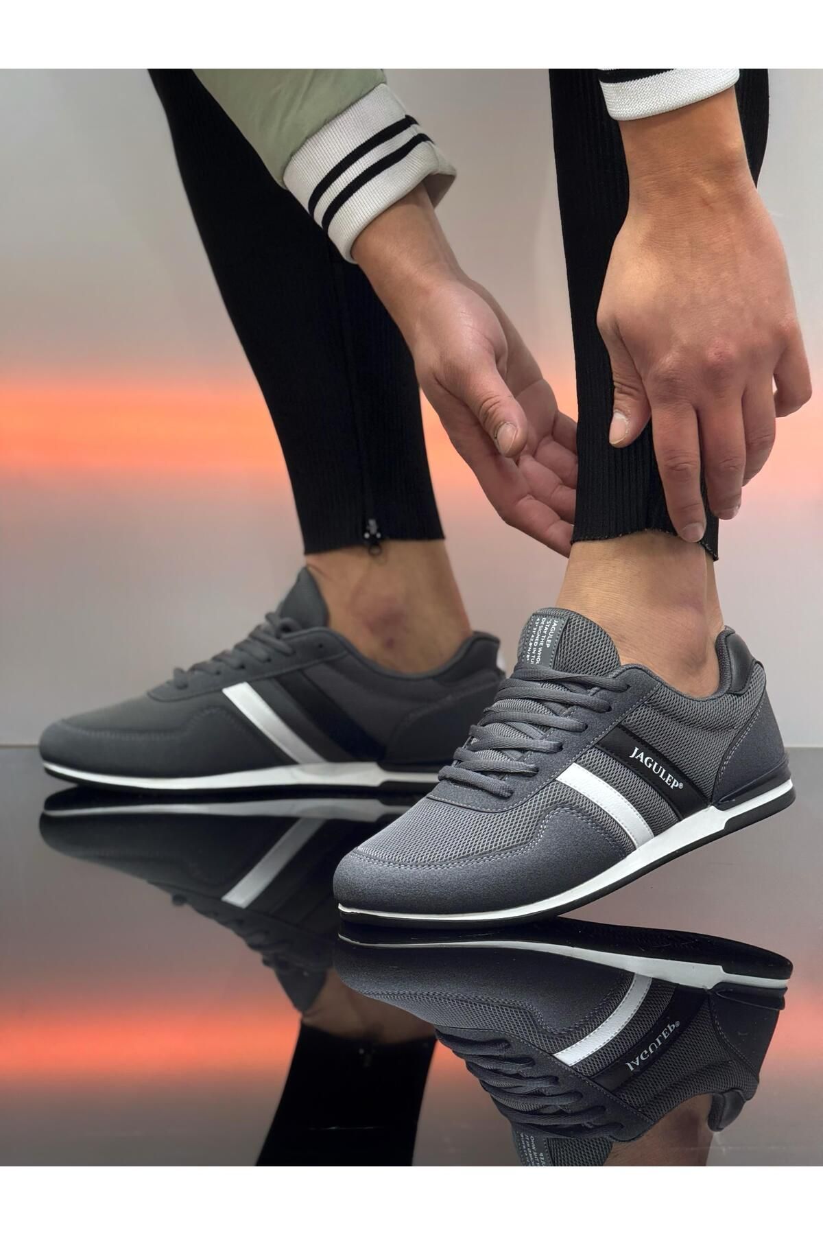 asyada fashion düz taban sneaker ayakkabı erkek spor bez spor